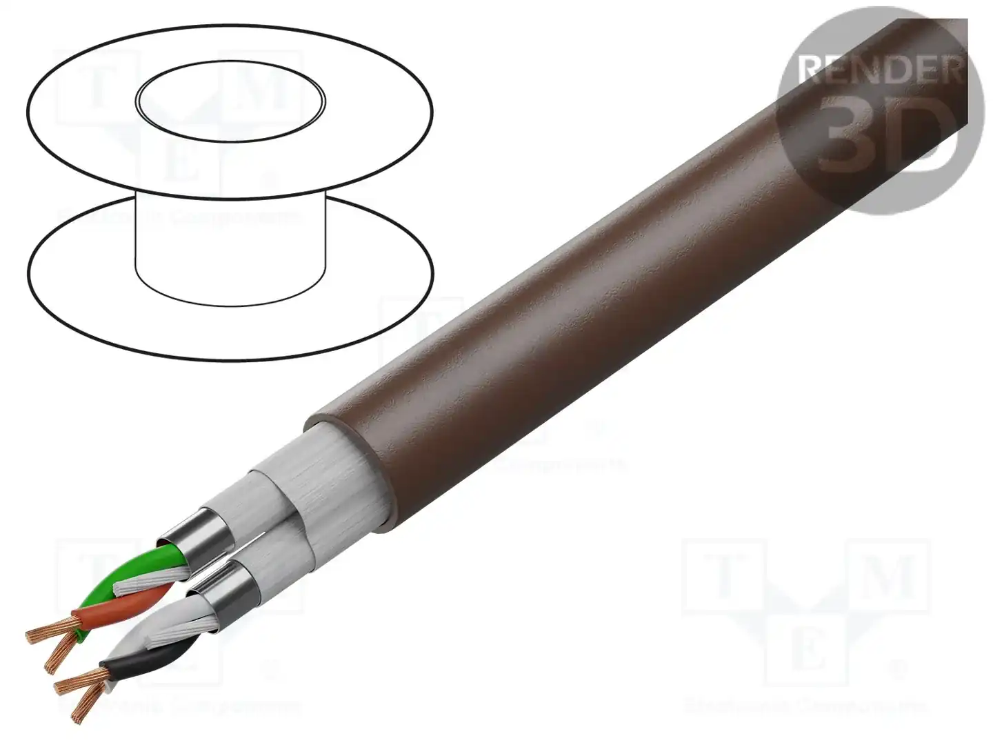 BELDEN 5541PT 0011000 — Провода многожильные экранированные