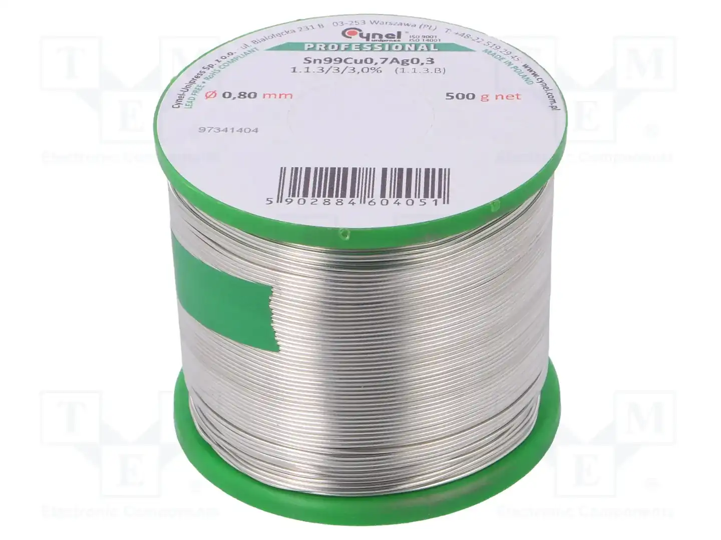 CYNEL SAC0307 0.80 500G — Паяльные провода бессвинцовые