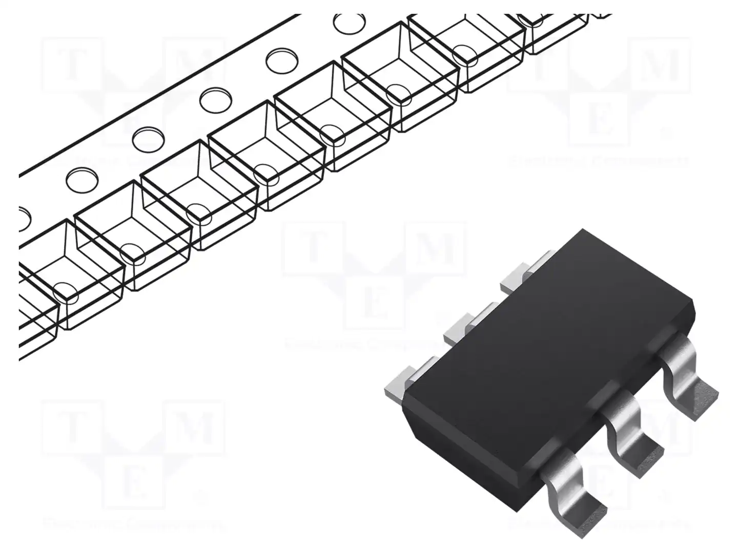 DIODES INCORPORATED ZXMP6A17E6QTA — Транзисторы с каналом P SMD