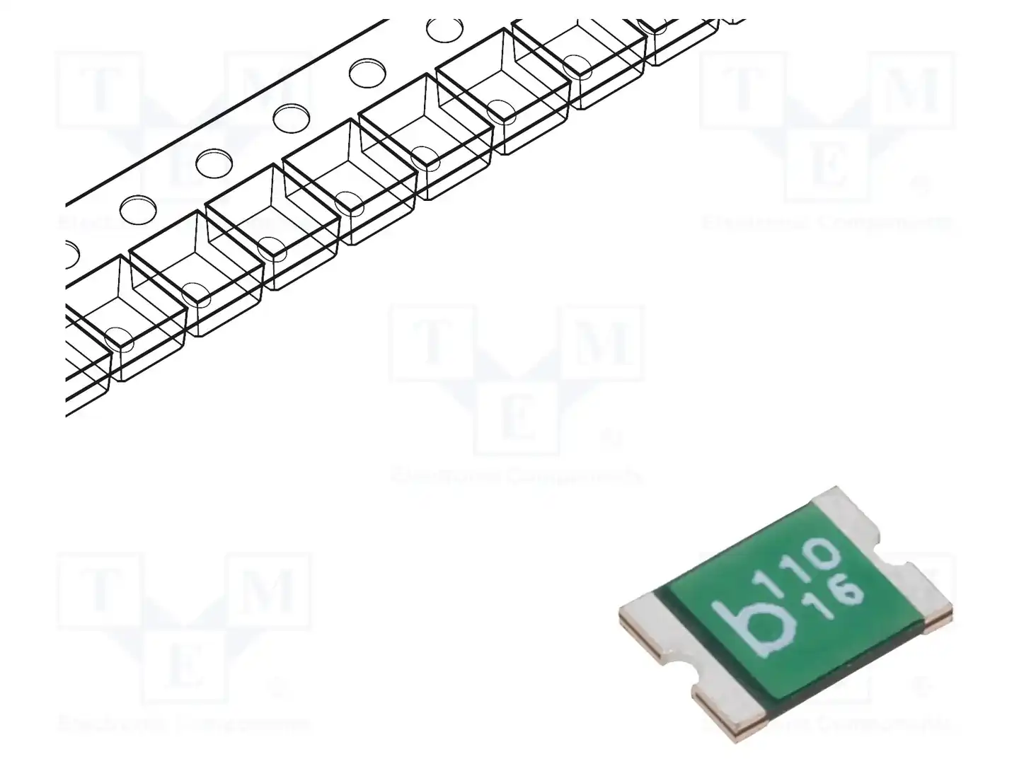 BEL FUSE 0ZCG0110AF2C — Предохранители полимерные SMD