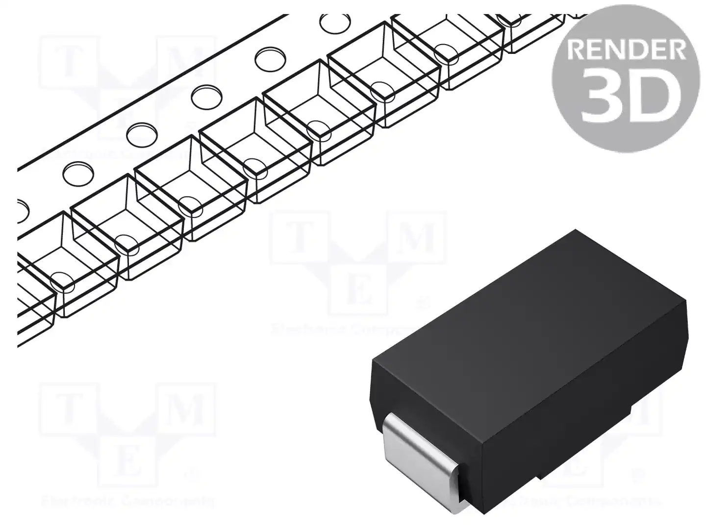LITTELFUSE SMAJ12CA — Диоды TVS SMD двунаправленные