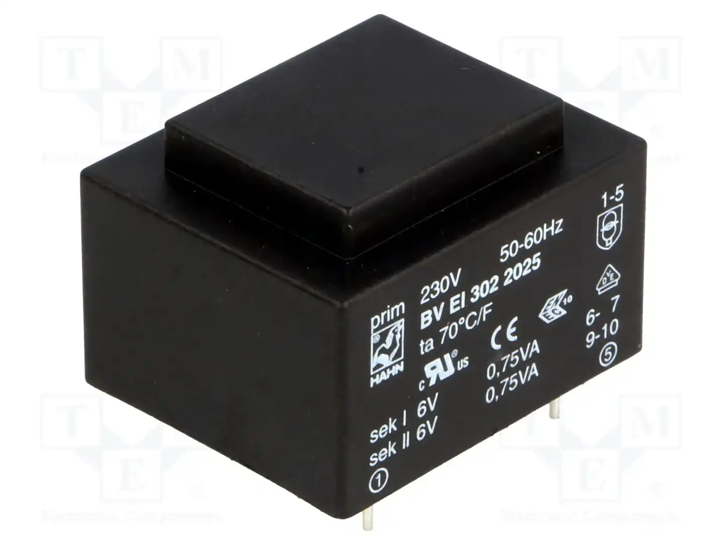 HAHN BV EI 302 2025 — Трансформаторы PCB