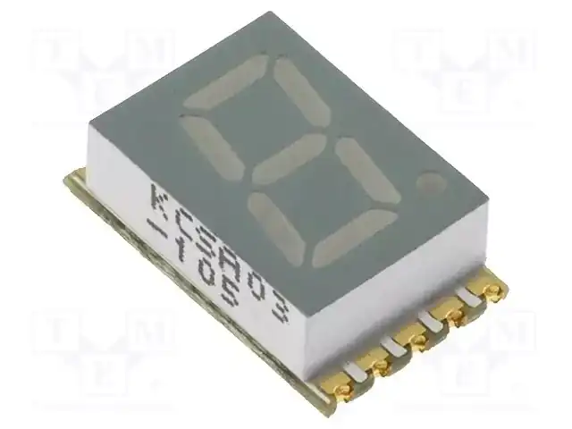 KINGBRIGHT ELECTRONIC KCSA03-105 — Светодиодные дисплеи 7-сегментные