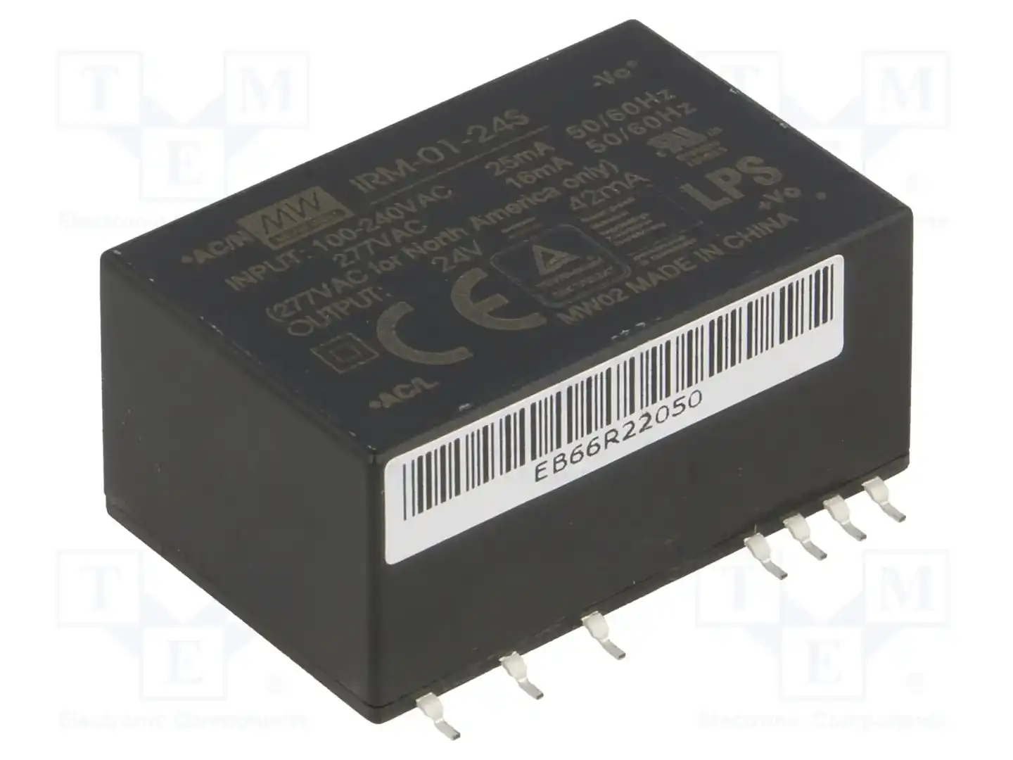 MEAN WELL IRM-01-24S — Преобразователи AC/DC для PCB