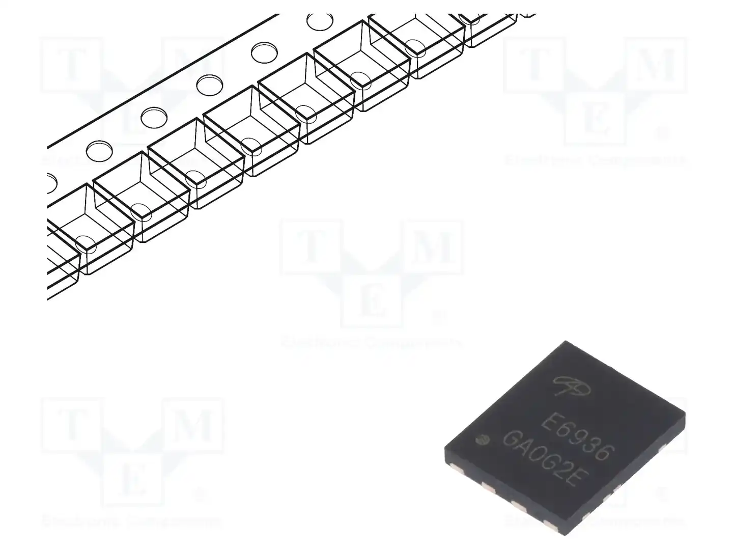 ALPHA & OMEGA SEMICONDUCTOR AOE6936 — Транзисторы многоканальные