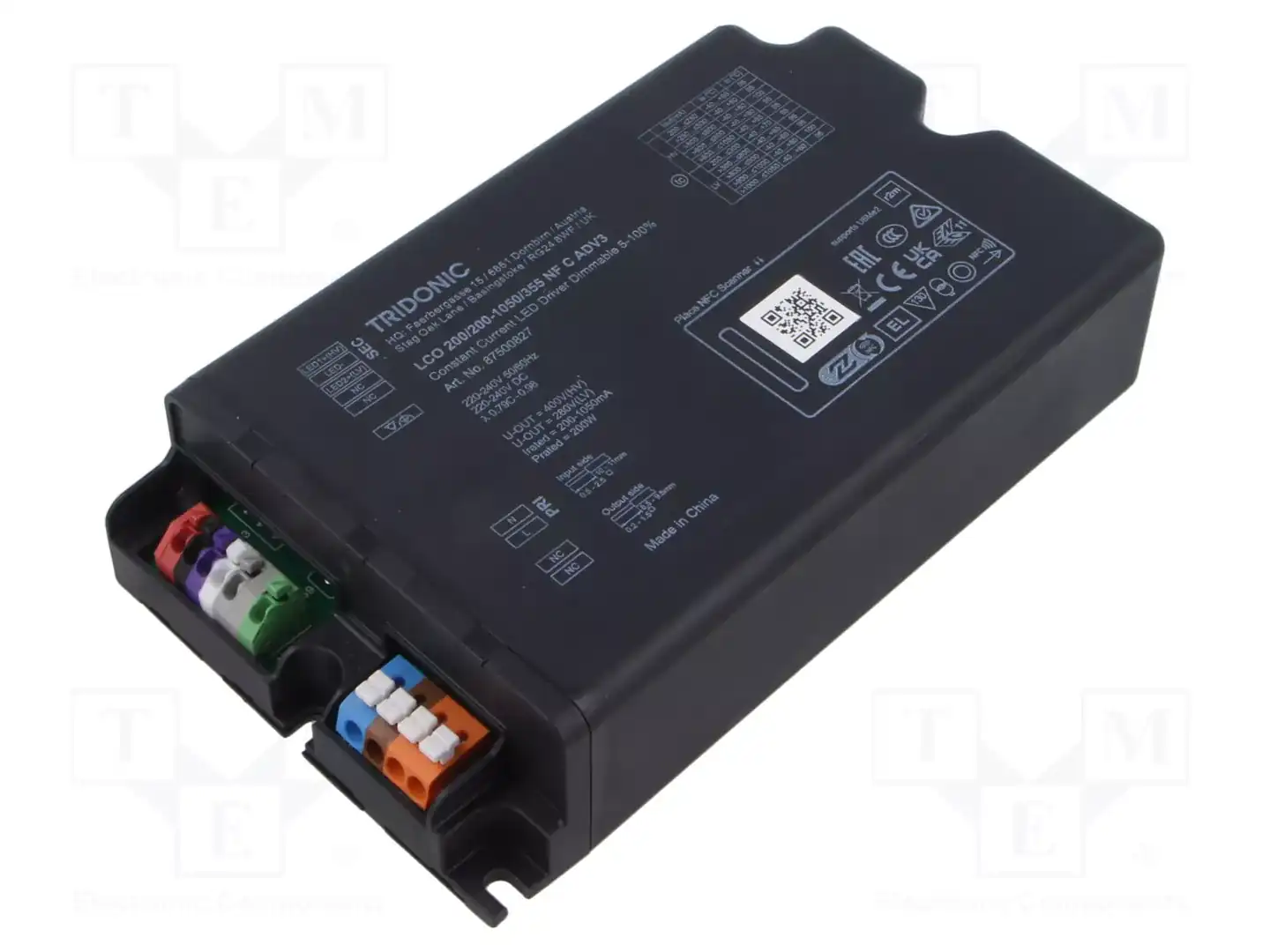 TRIDONIC LCO 200/200-1050/355 NF C ADV3 — Блоки питания для LED