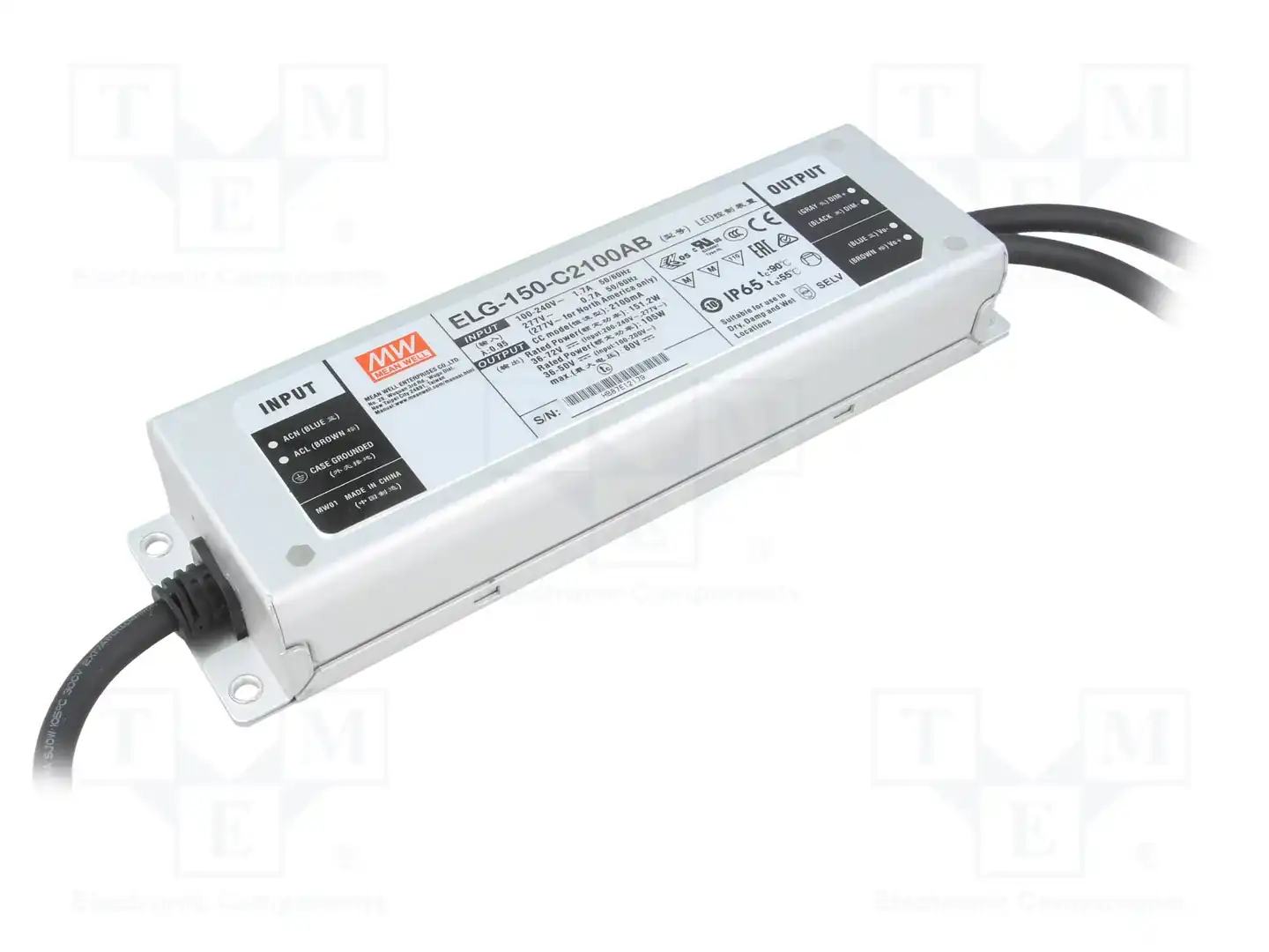 MEAN WELL ELG-150-C2100AB — Блоки питания для LED