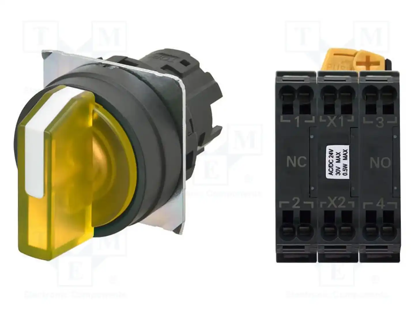 OMRON A22NW-3BM-TYA-P102-YC — Переключатели панельные стандартные 22мм