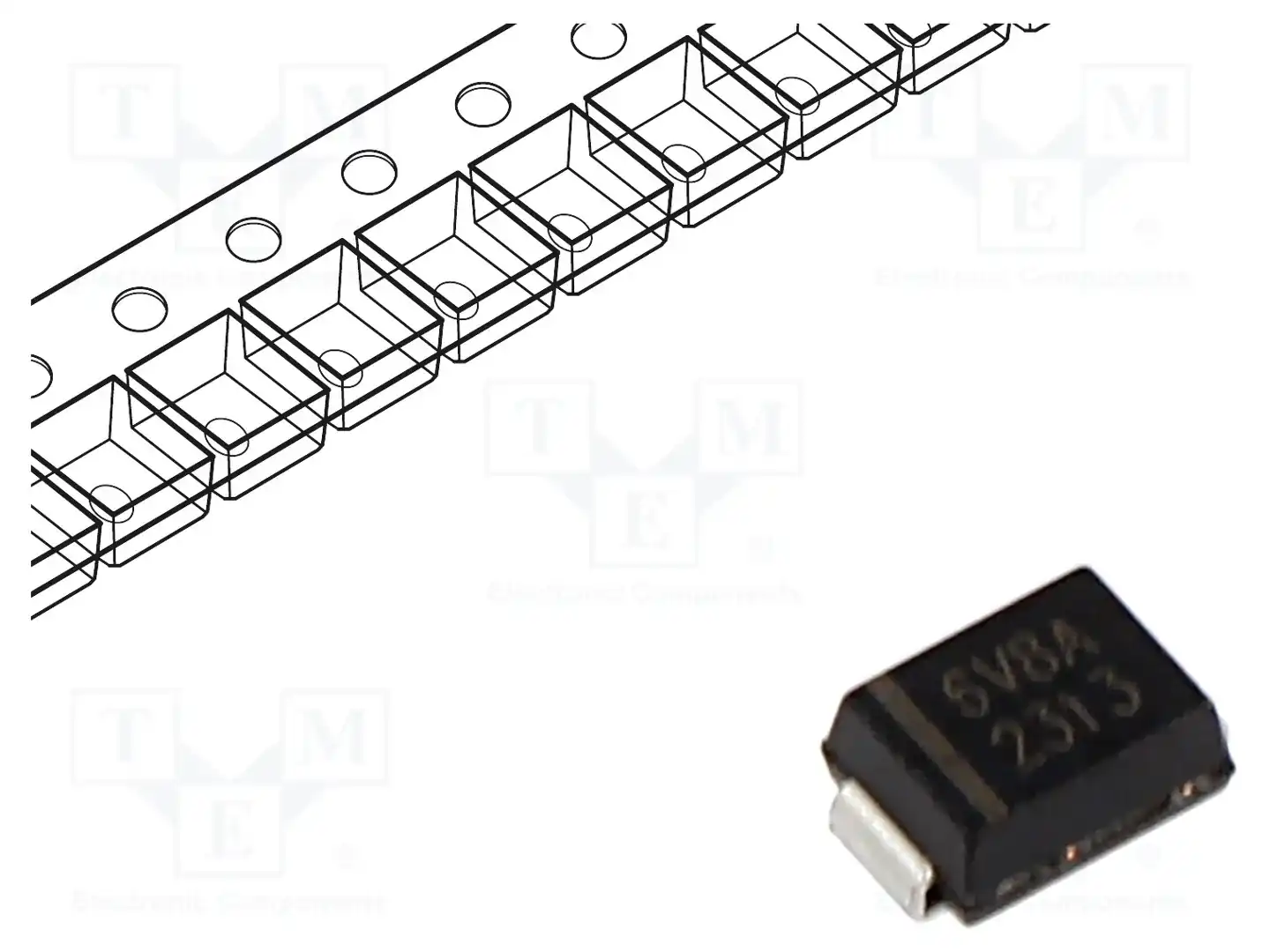 EATON ELECTRONICS P6SMB6-8A — Диоды TVS SMD однонаправленные