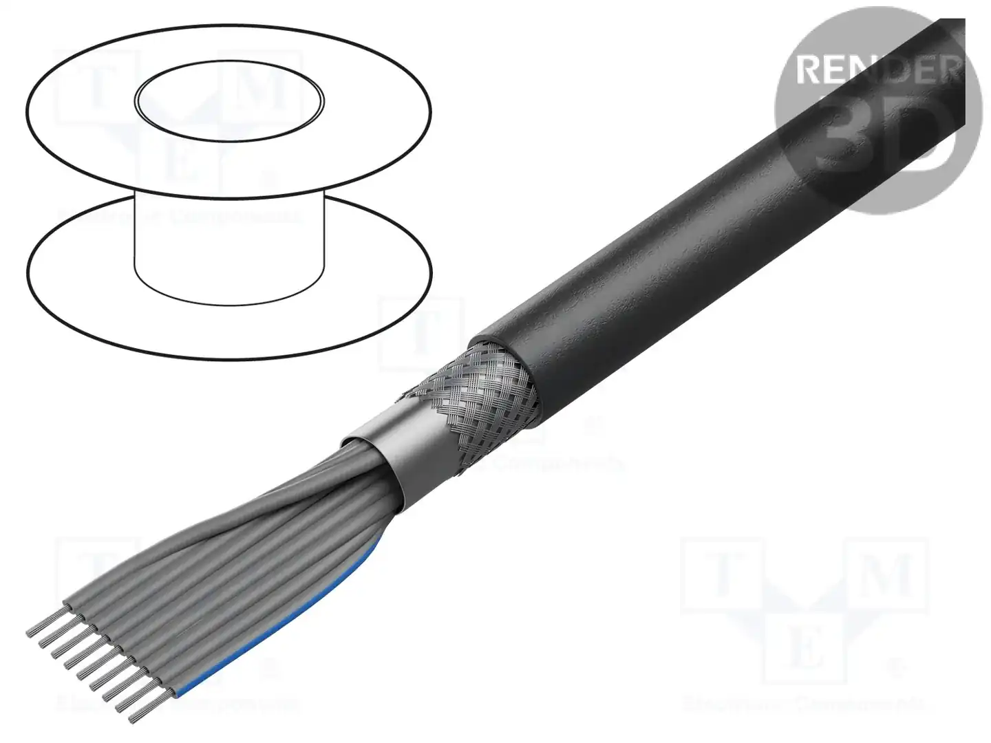 HARTING 09180157007 — Провода ленточные одноцветные