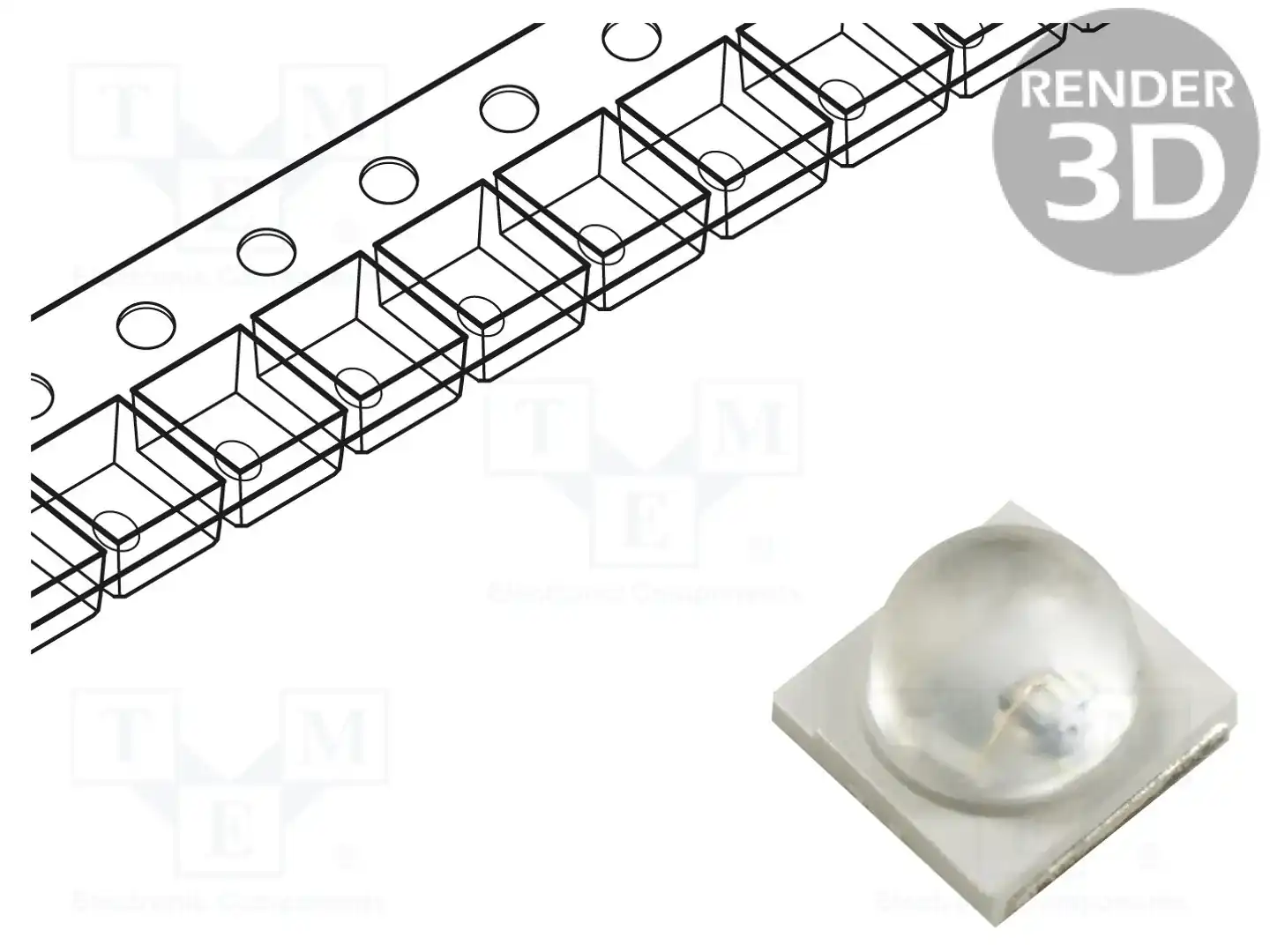 OPTOSUPPLY OSR73535C1H-700MA — Диоды LED - "plants growth"