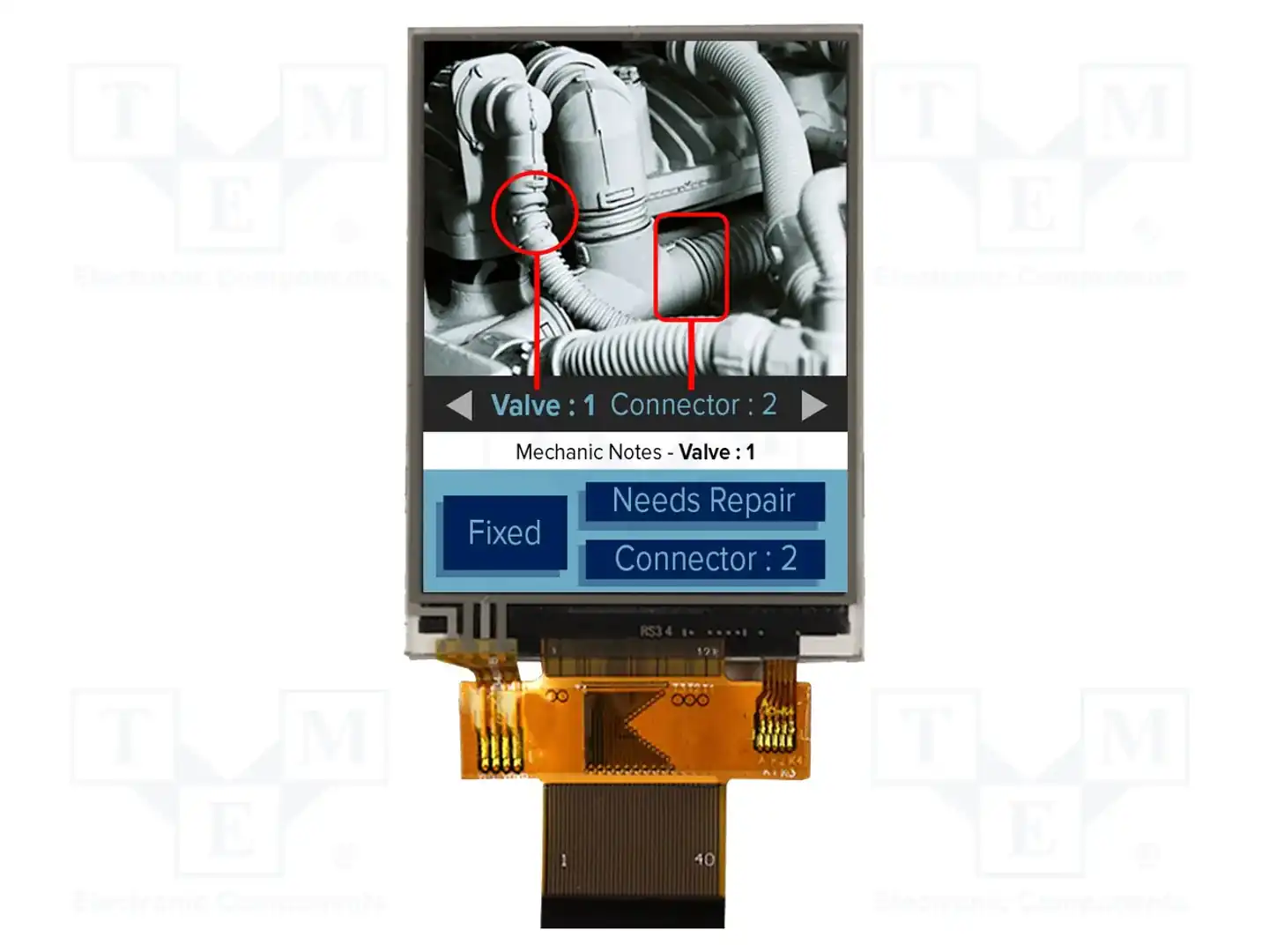 NEWHAVEN DISPLAY INTERNATIONAL NHD-2.8-240320AF-CSXP-FT — Дисплеи TFT