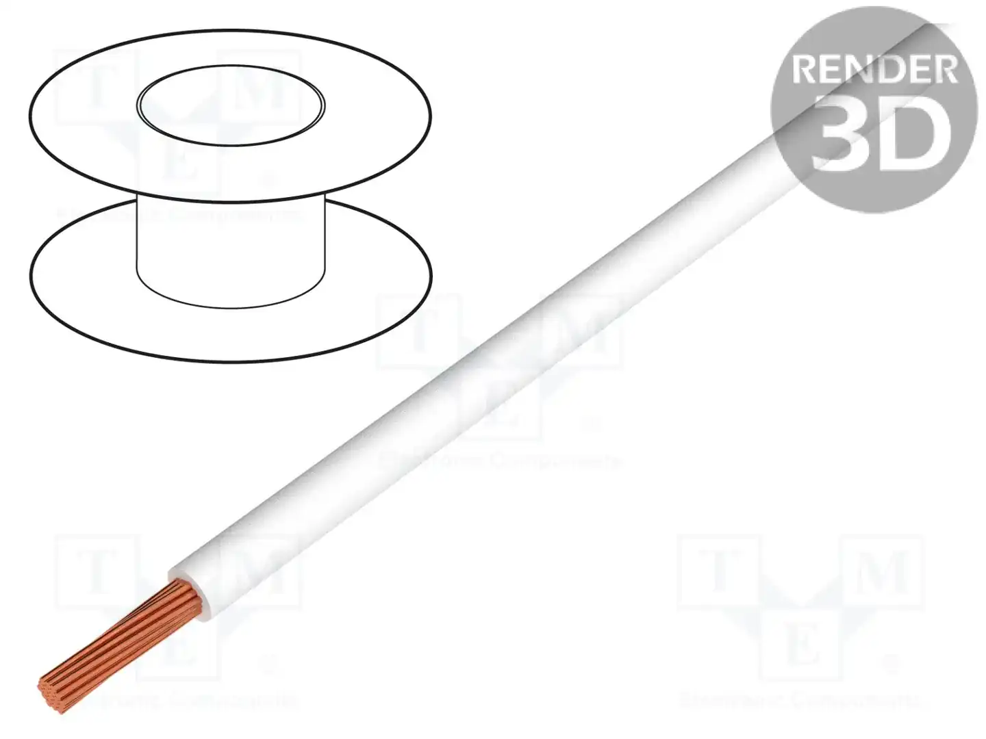 TASKER 131-WHITE — Провода одножильные - тросик