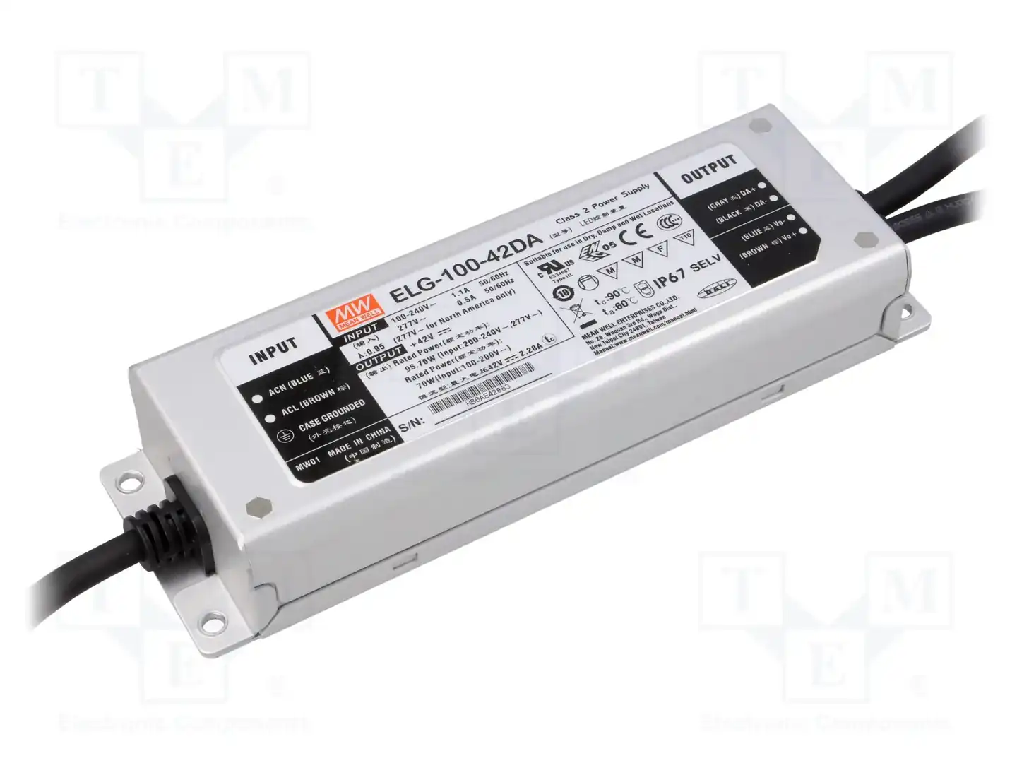 MEAN WELL ELG-100-42DA — Блоки питания для LED