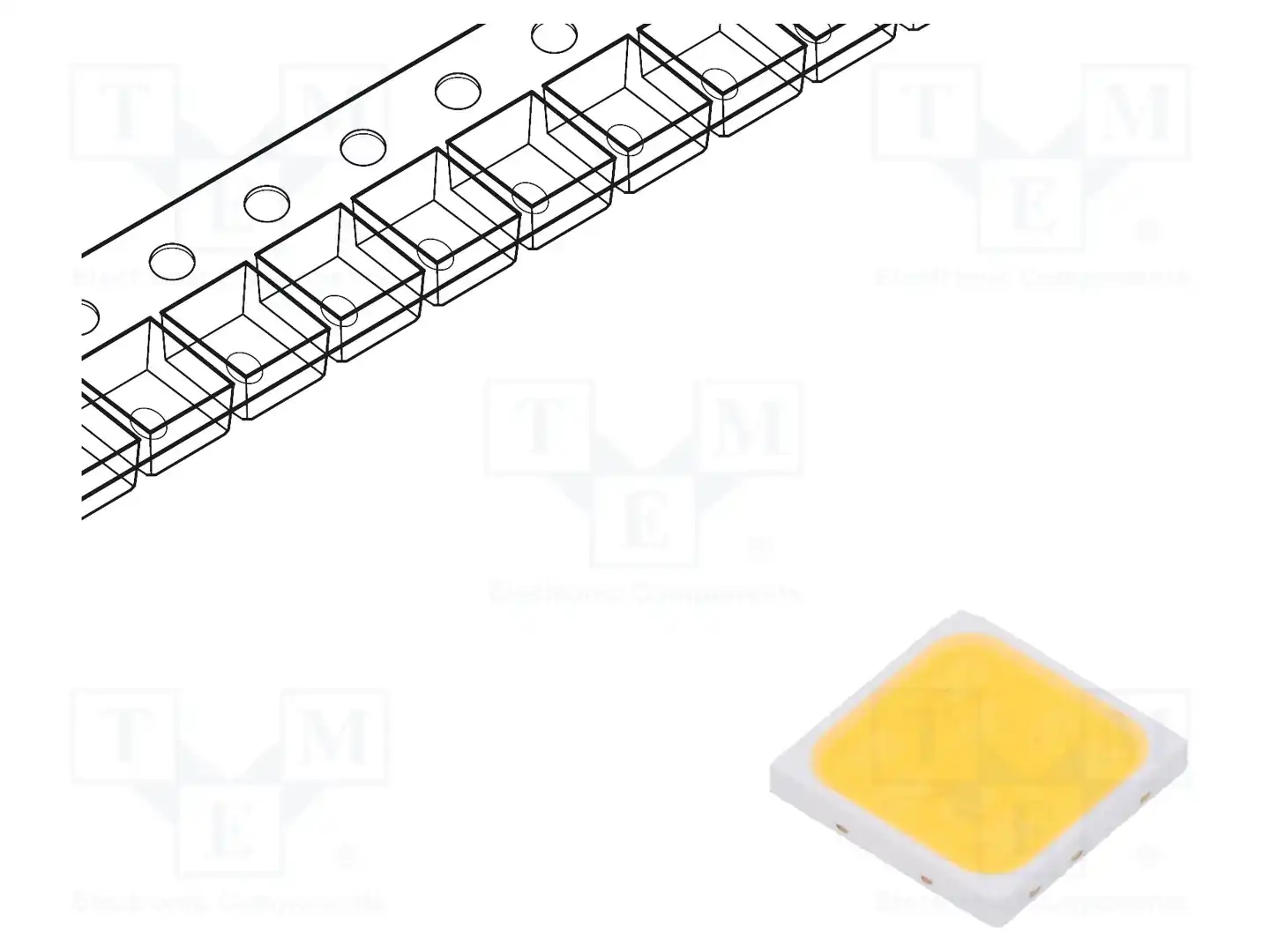 ams OSRAM GW P9LR34.EM-M1M6-XX53-1-45-R18 — Светодиоды мощности белые - Emitter