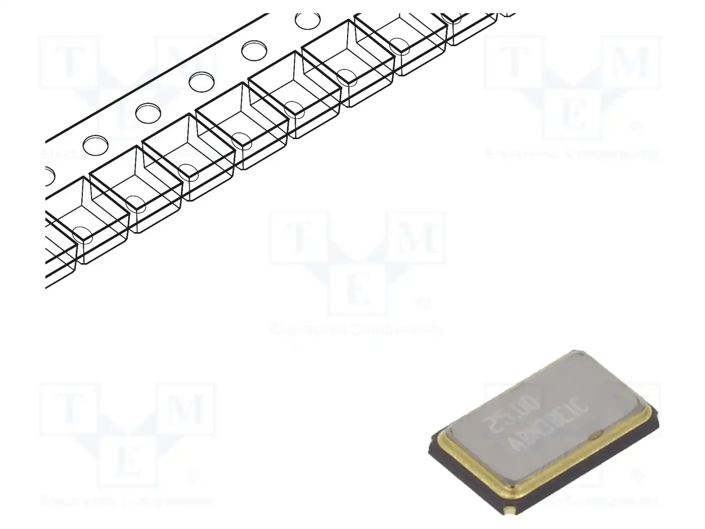 ABRACON ABM3B-25.000MHZ-B2-T — Резонаторы и генераторы