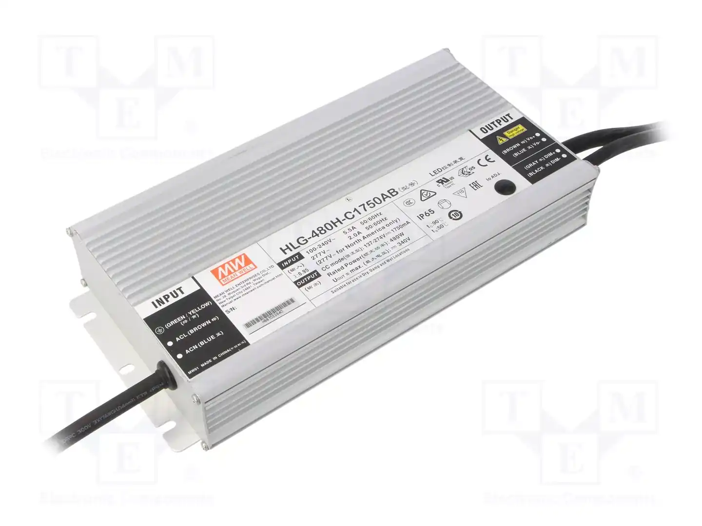 MEAN WELL HLG-480H-C1750AB — Блоки питания для LED