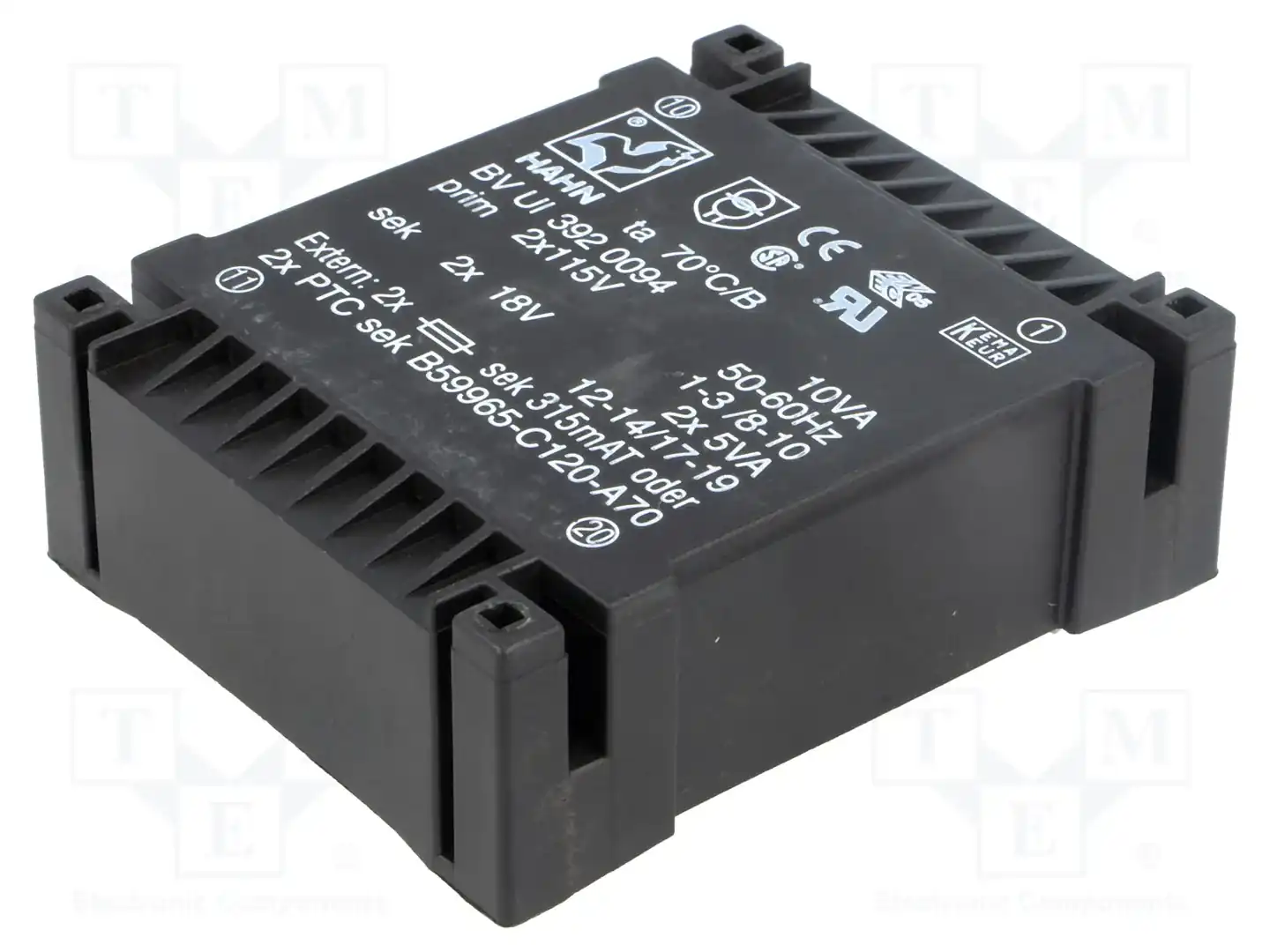 HAHN BV UI 392 0094 — Трансформаторы PCB