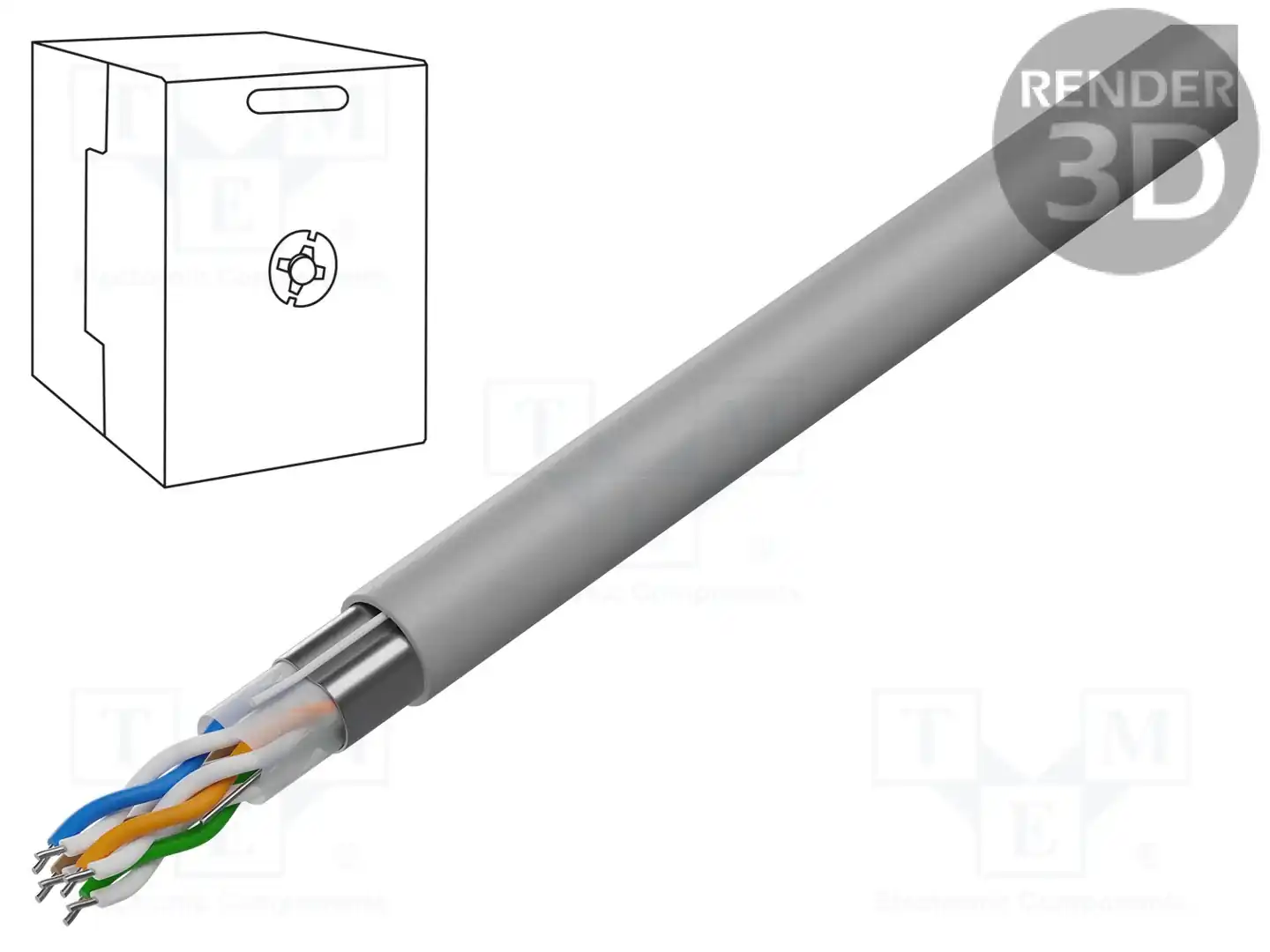 GEMBIRD FPC-5004E-SOL — Провода телекоммуникационные