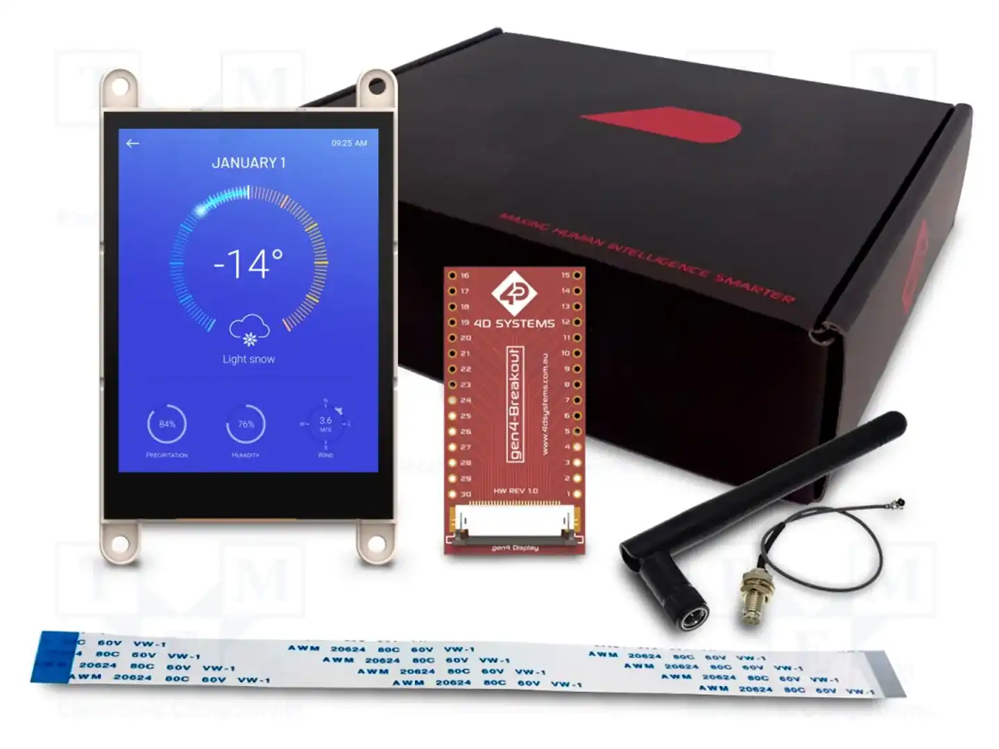 4D Systems GEN4-ESP32-32CT — Интеллигентные дисплеи