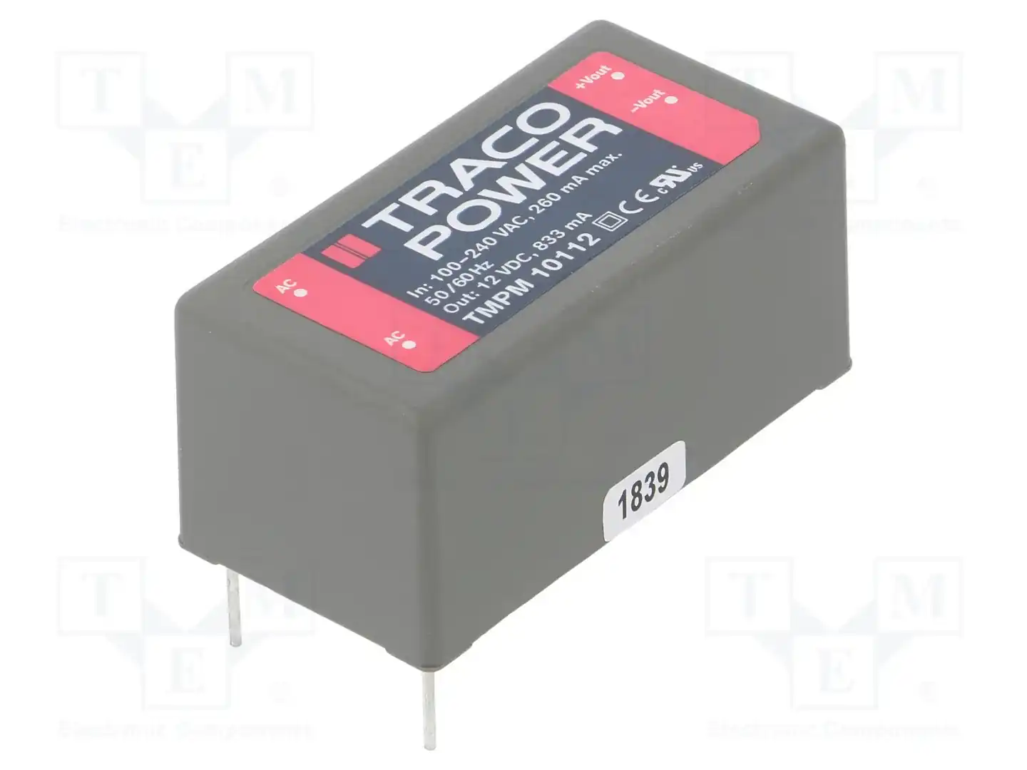 TRACO POWER TMPM 10112 — Преобразователи AC/DC для PCB