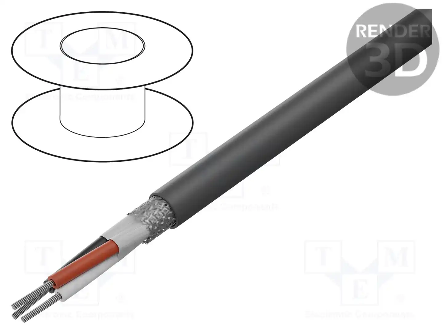 ALPHA WIRE 79103 SL005 — Провода многожильные экранированные