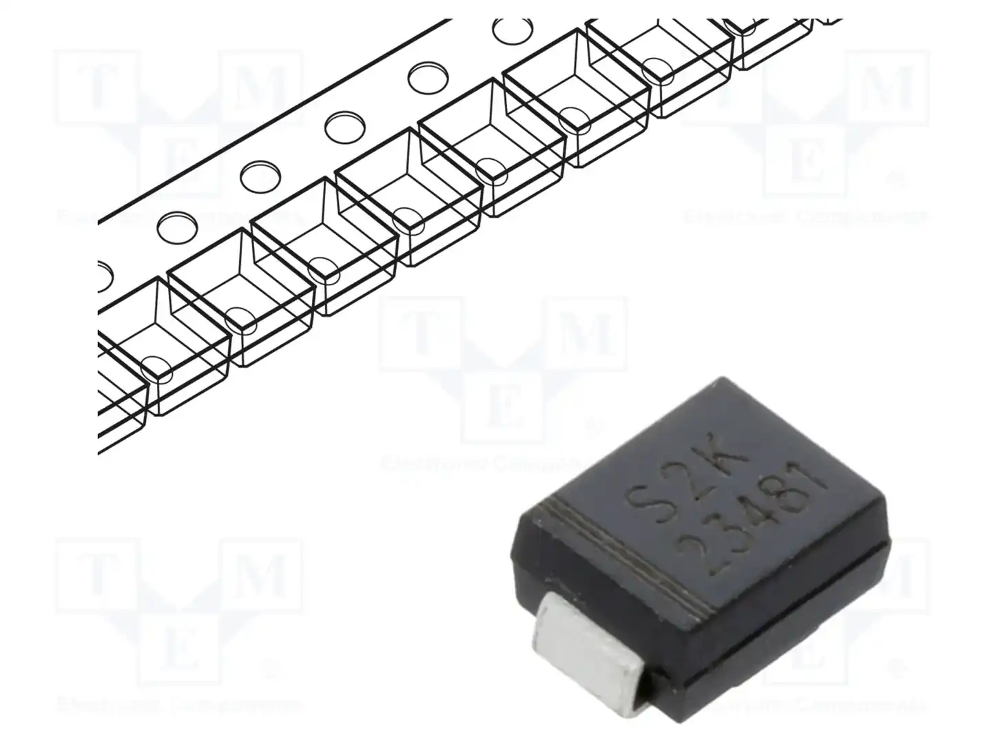 SMC DIODE SOLUTIONS S2KTR — Универсальные диоды SMD