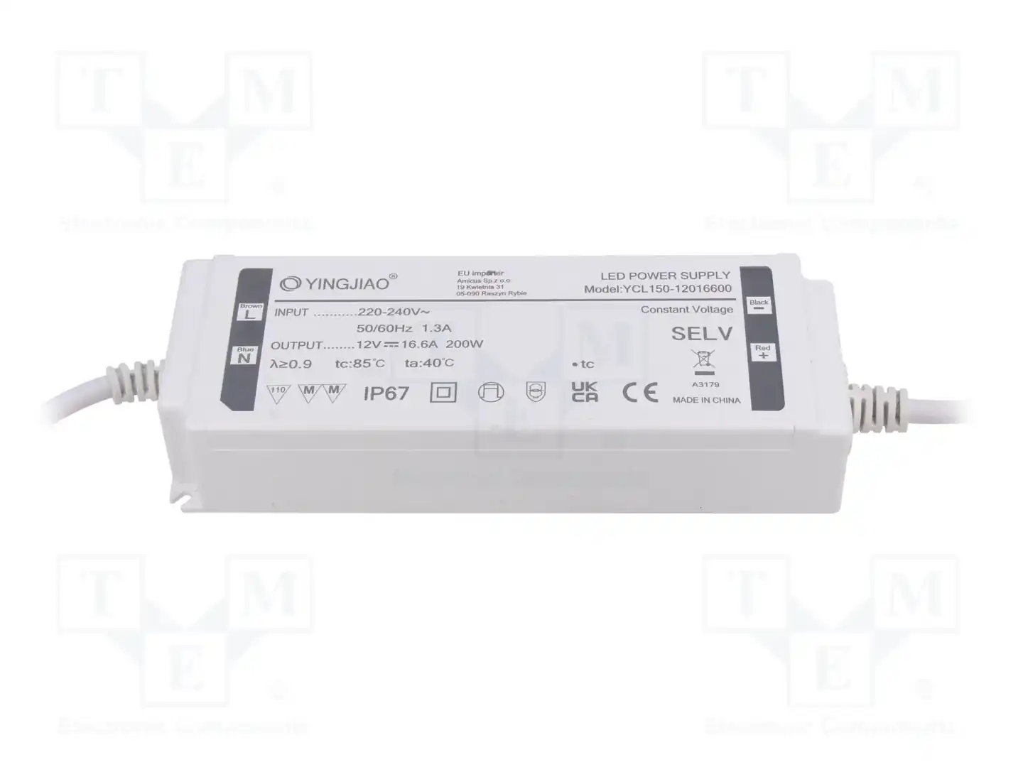 YINGJIAO YCL150-12016600 — Блоки питания для LED