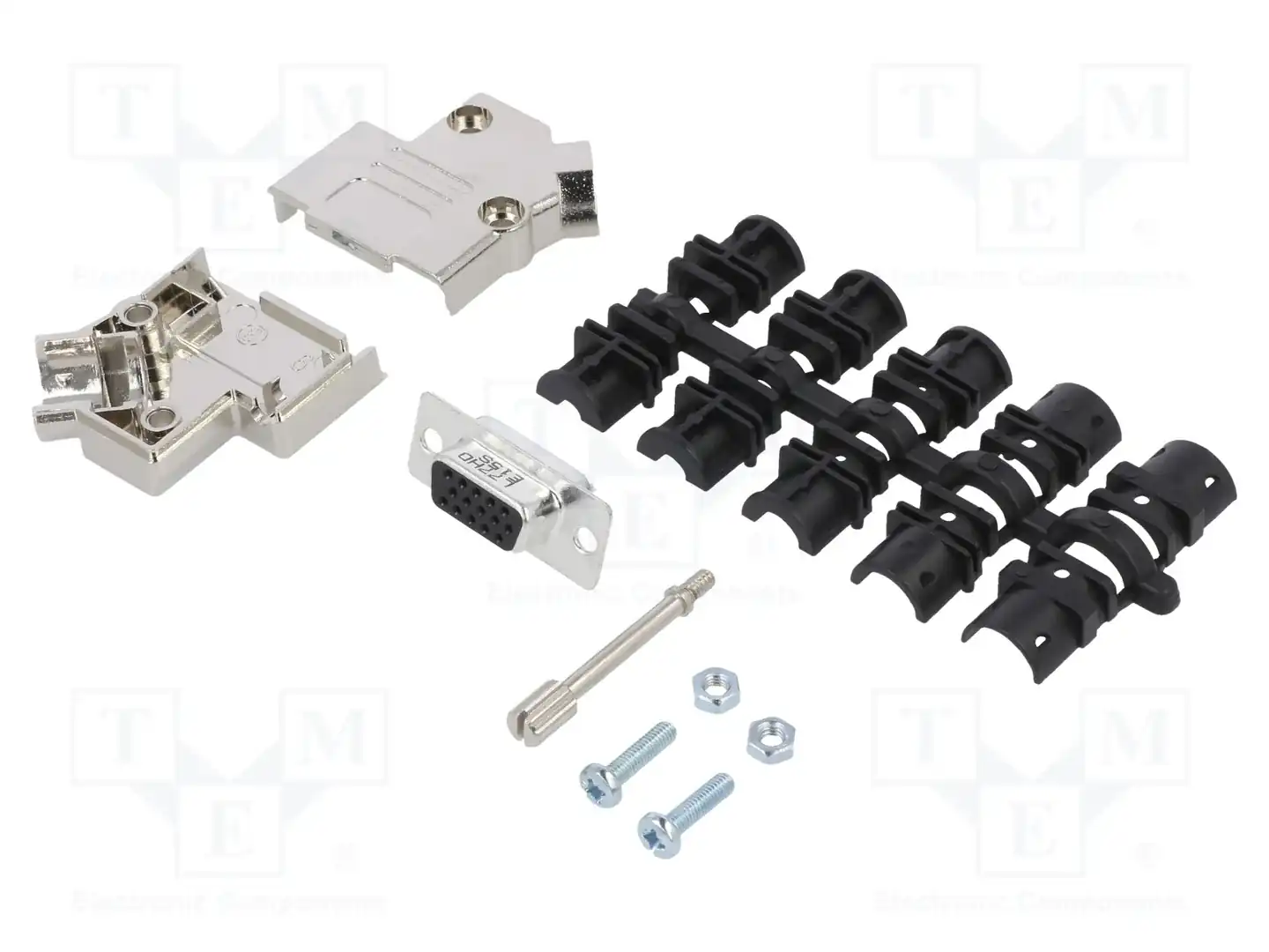 AMPHENOL COMMUNICATIONS SOLUTIONS L17D45PK-M-09+L77HDE15S — Комплектные штекеры D-Sub