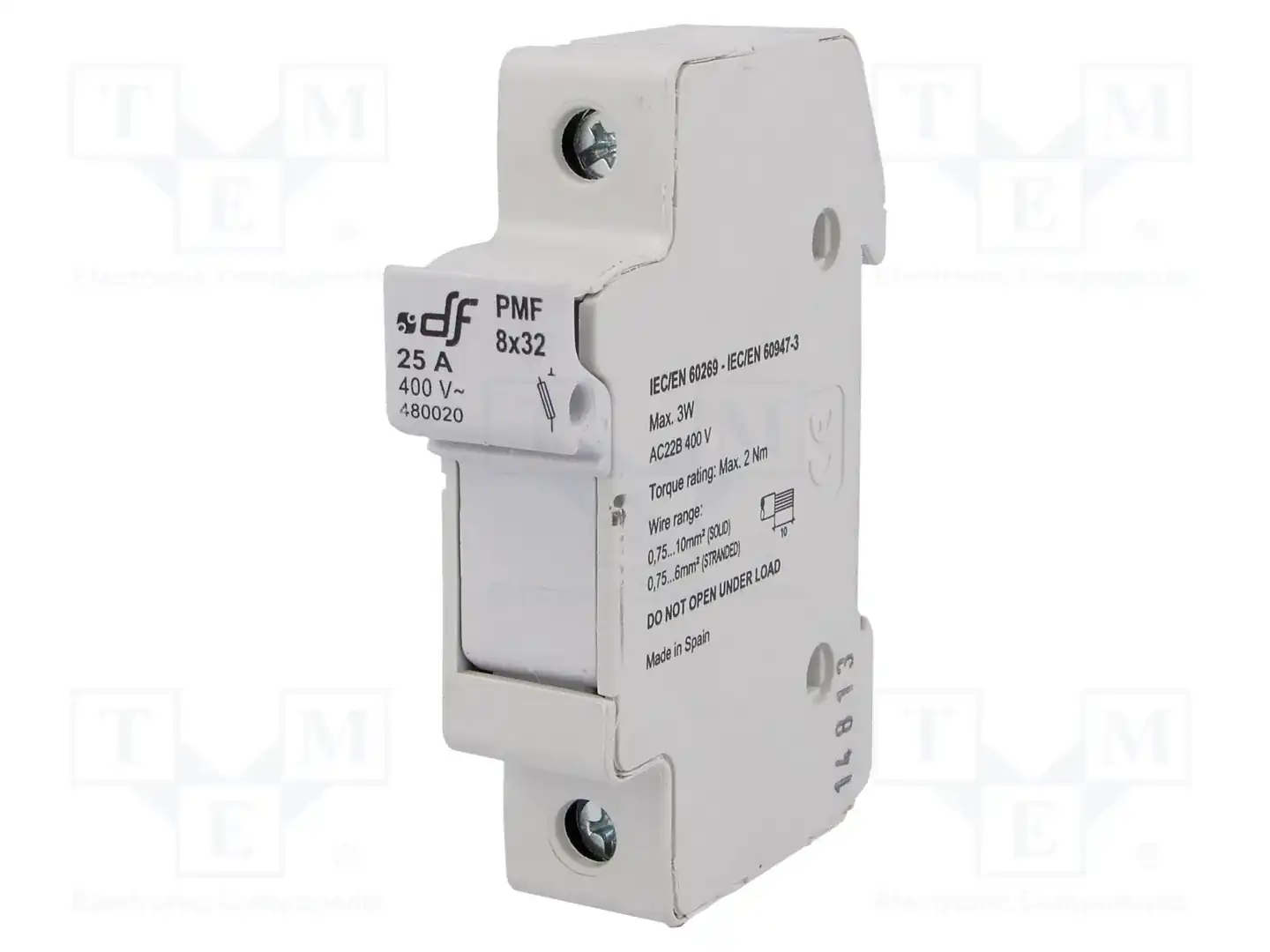 DF ELECTRIC 485001 — Гнезда предохранительные на DIN-рейку