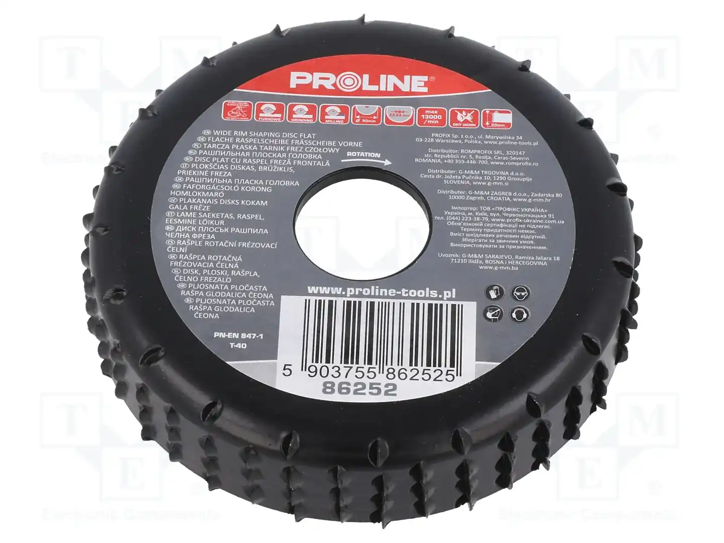 PROLINE 86252 — Диски для резки и шлифовки