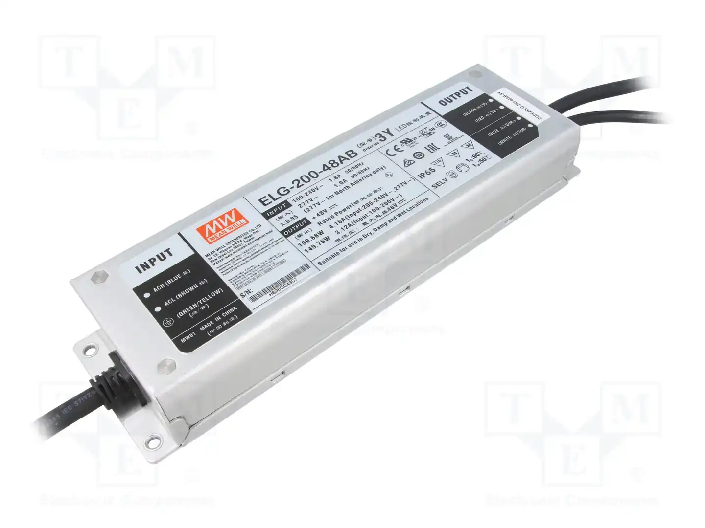 MEAN WELL ELG-200-48AB-3Y — Блоки питания для LED