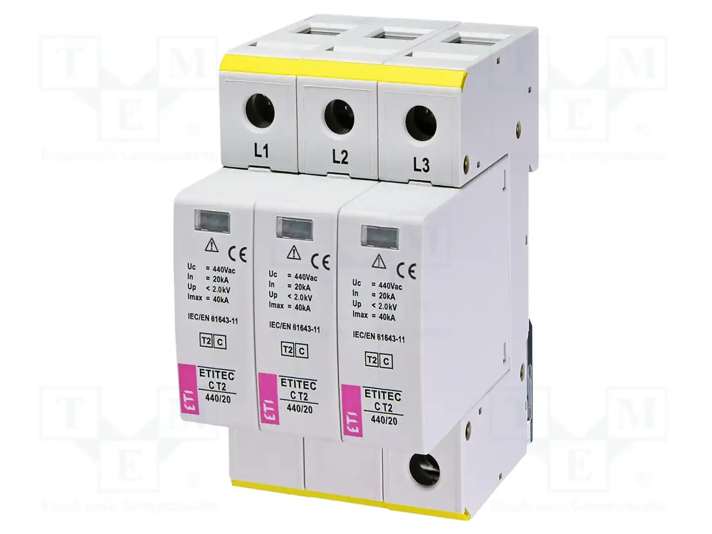 ETI POLAM ETITEC C T2 440/20 3+0 — Ограничители перенапряжения