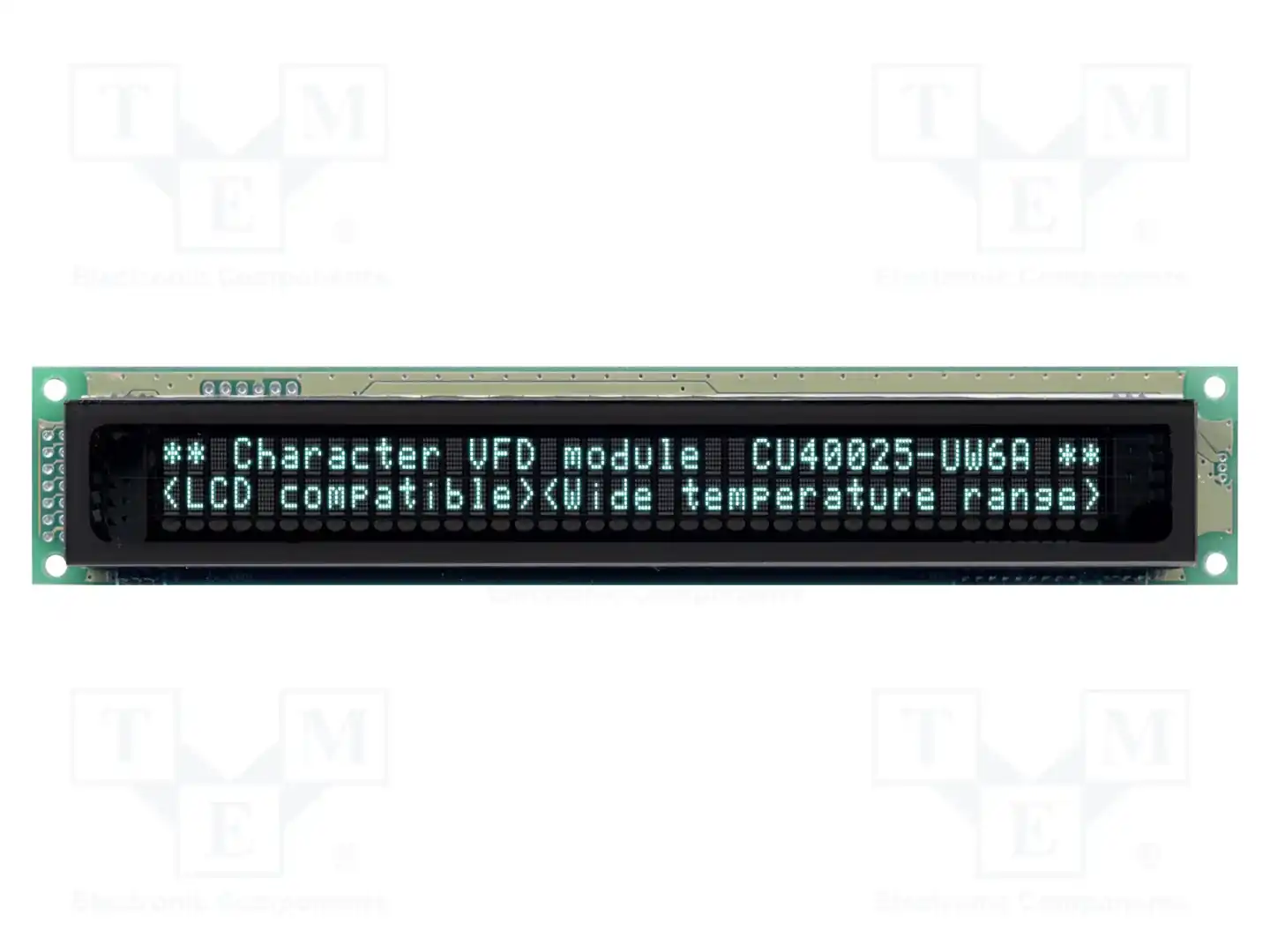 NORITAKE Itron CU40025-UW6J — Дисплеи VFD