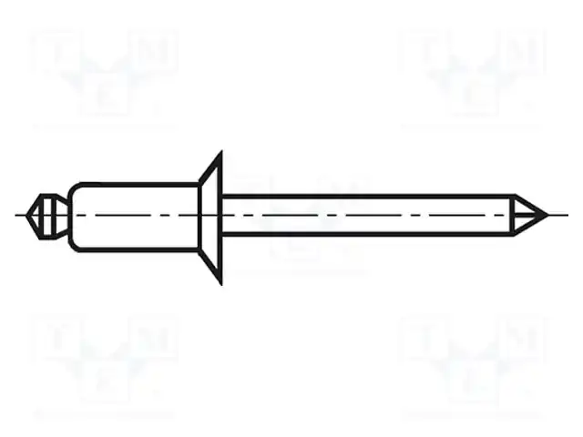 BOSSARD TAPK 33 BS — Металлические заклёпки
