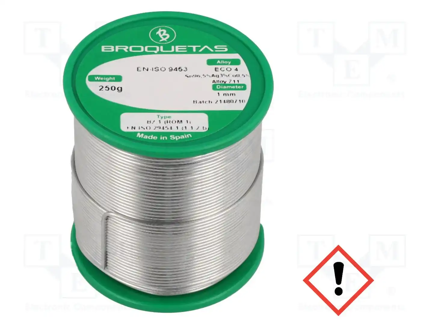 BROQUETAS ECO 4 B2.1 1,0MM 250G — Паяльные провода бессвинцовые
