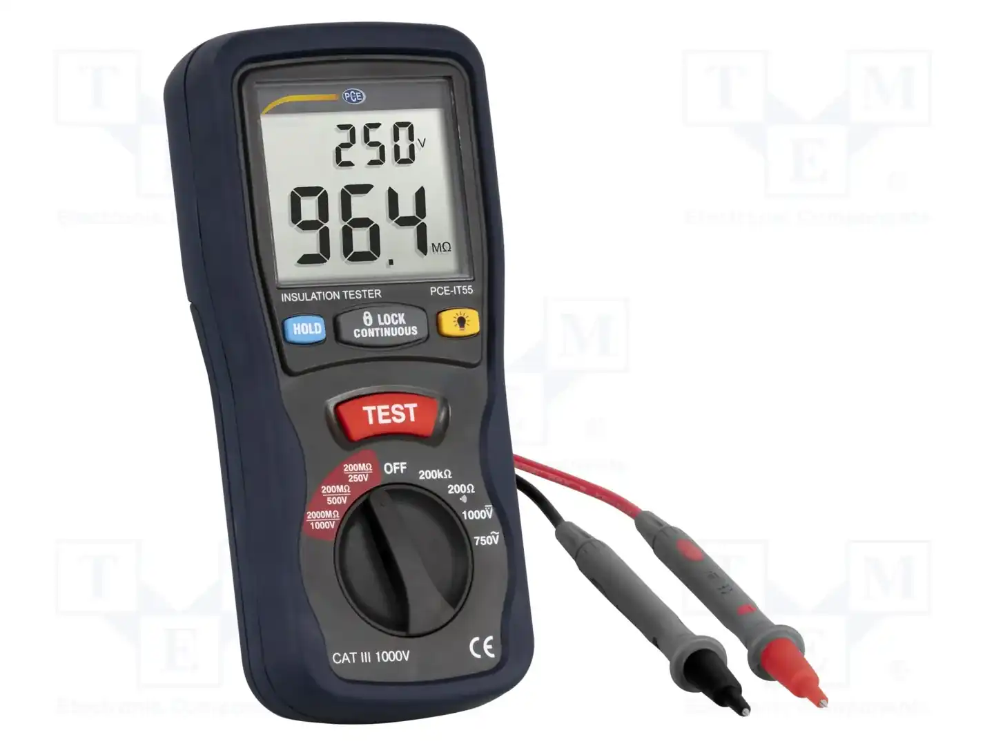 PCE INSTRUMENTS PCE-IT55 — Измерители проводки многофункциональные