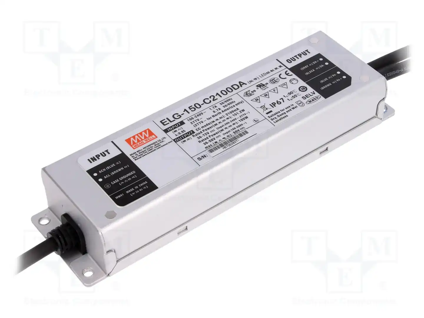 MEAN WELL ELG-150-C2100DA — Блоки питания для LED
