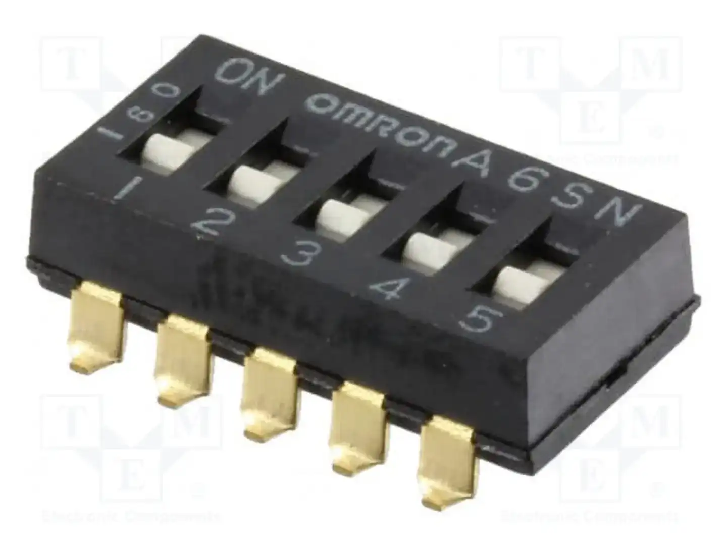 OMRON Electronic Components A6SN-5102-P — Переключатели типа Dip-Switch