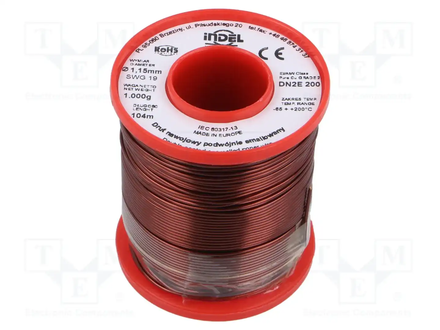 INDEL DN2E1,15-1KG — Проволока обмоточная