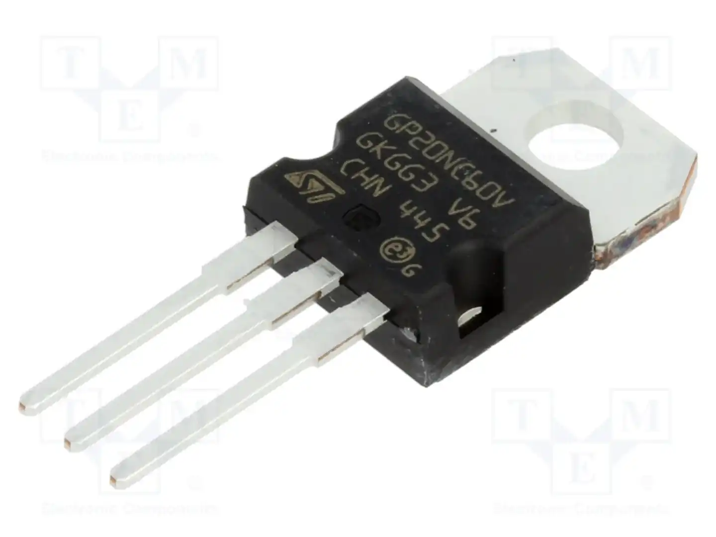 STMicroelectronics STGP20NC60V — Транзисторы IGBT THT