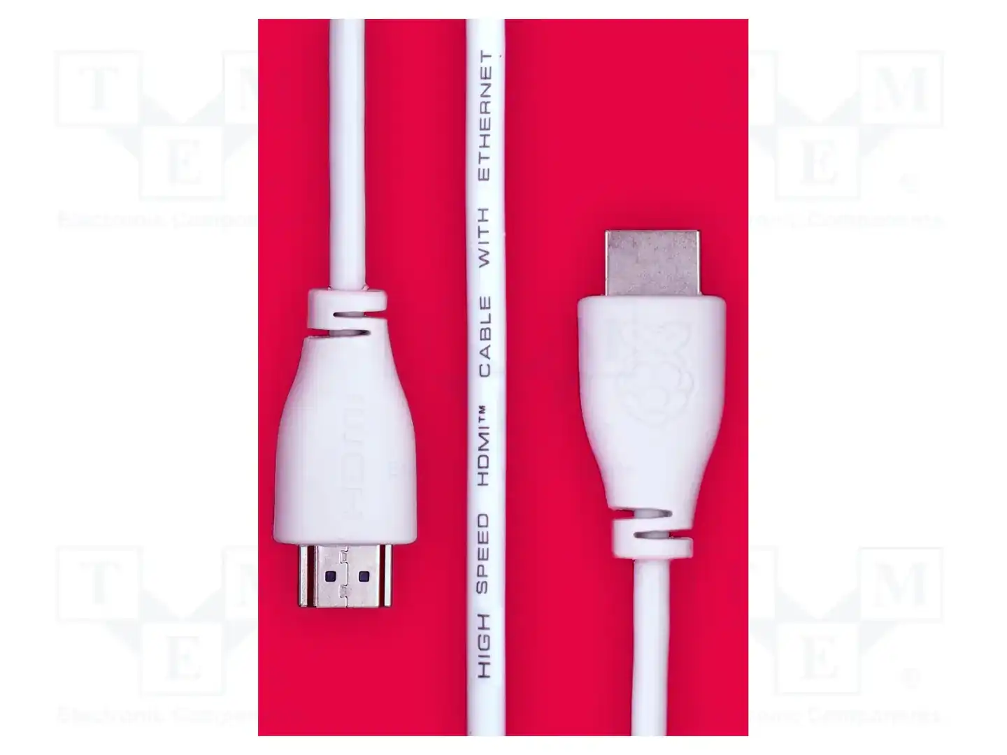 RASPBERRY PI HDMI TO HDMI CABLE 2M WHITE 789-21051003 — аксессуары