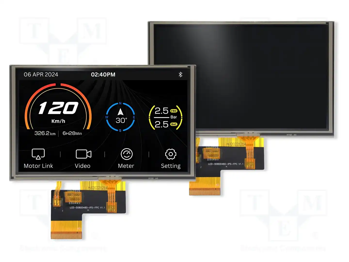 4D LCD 4DLCD-50-800-480-RT-NM-382-R — Дисплеи TFT