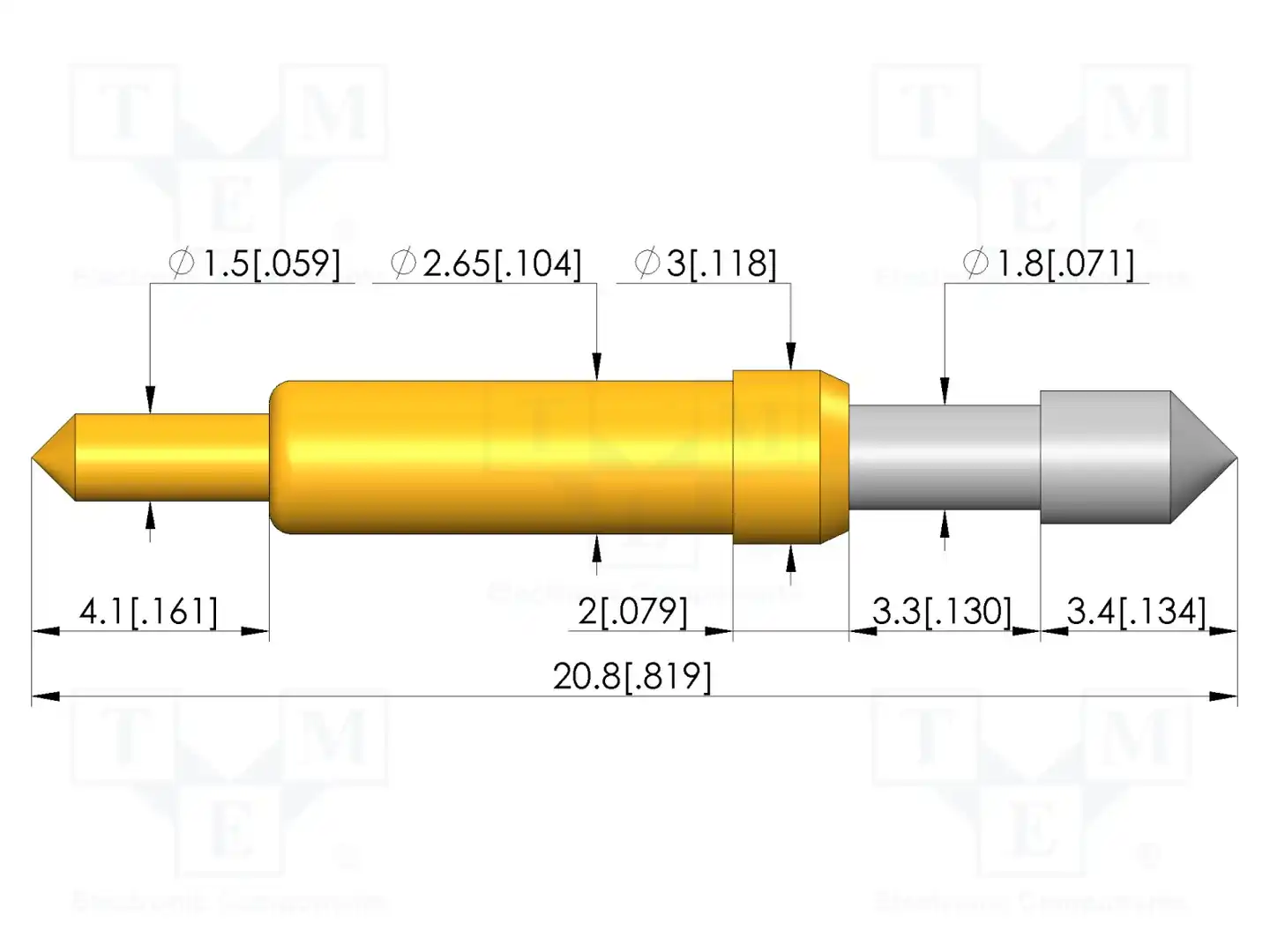 INGUN GKS-913 358 230 R 1502 1 — Измерительные щупы