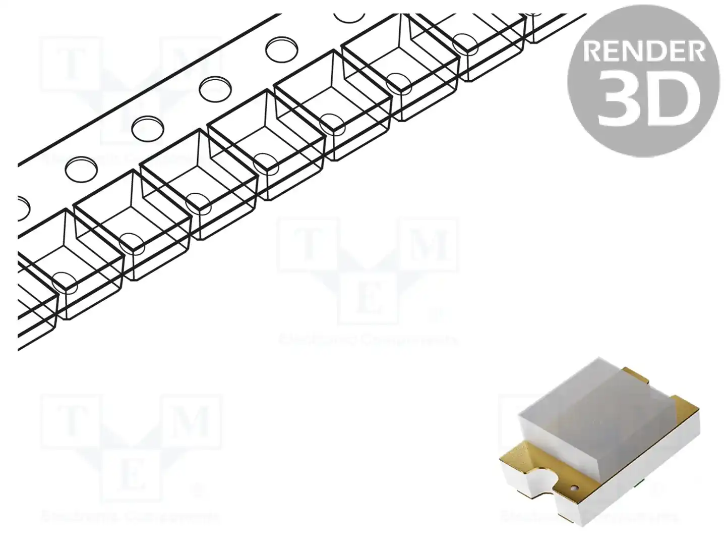 BIVAR SM0805HC — Светодиоды SMD цветные