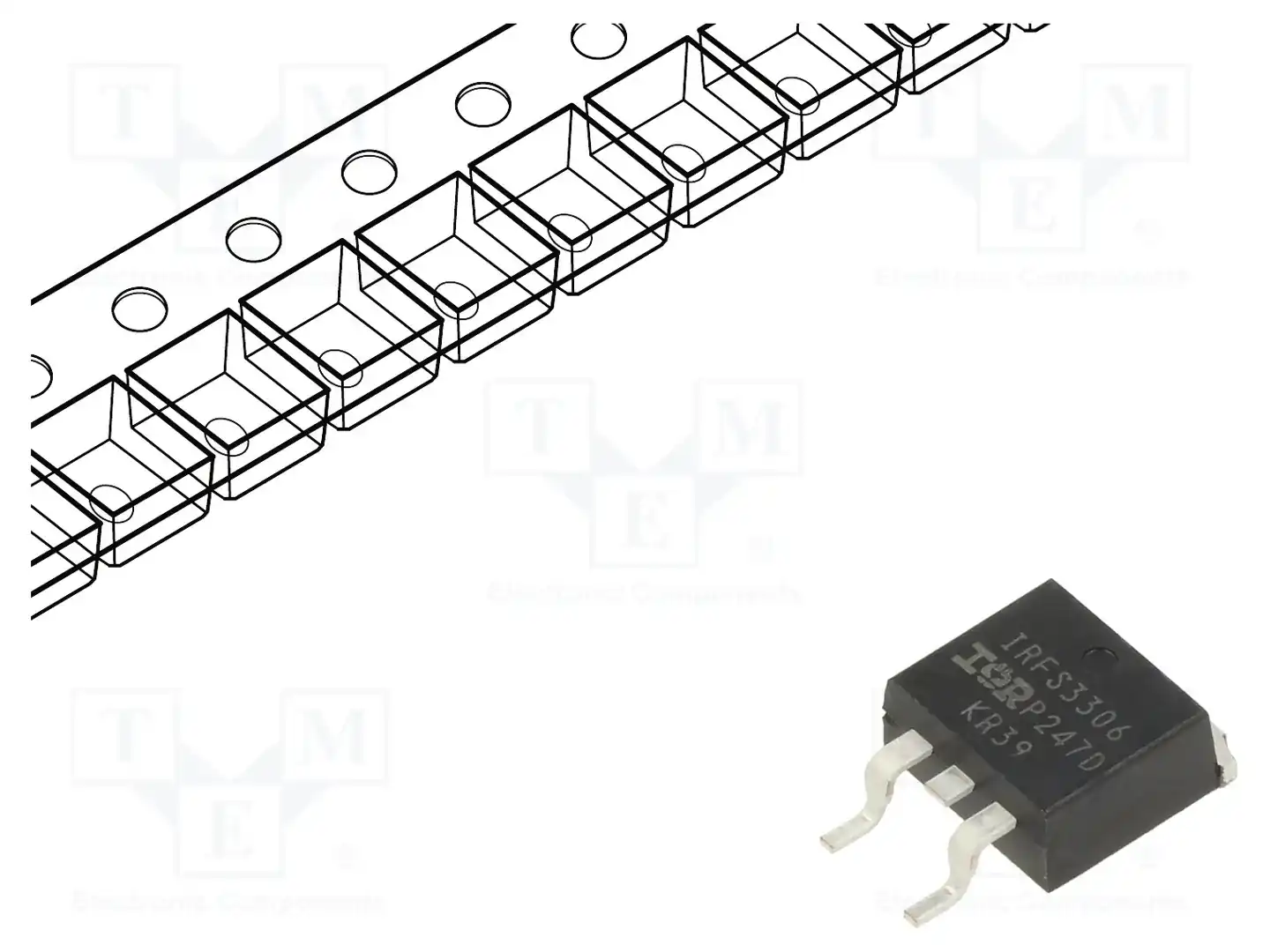 Infineon Technologies IRFS3306TRLPBF — Транзисторы с каналом N SMD