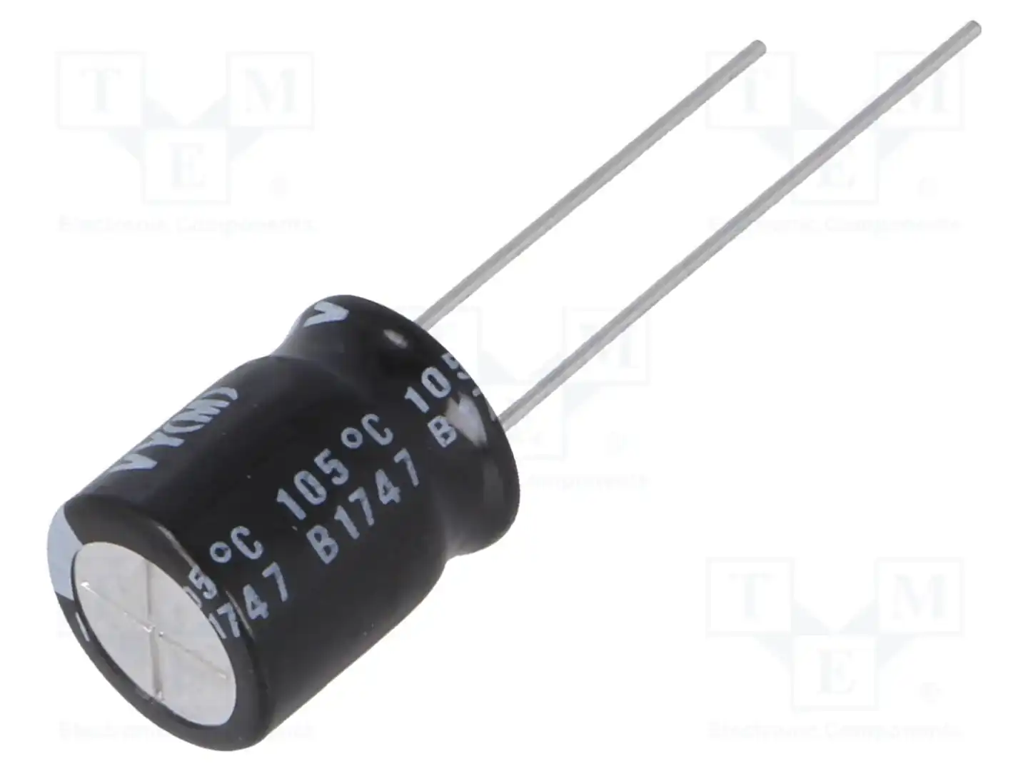 NICHICON UVY2V100MPD — Конденсаторы электролитические THT