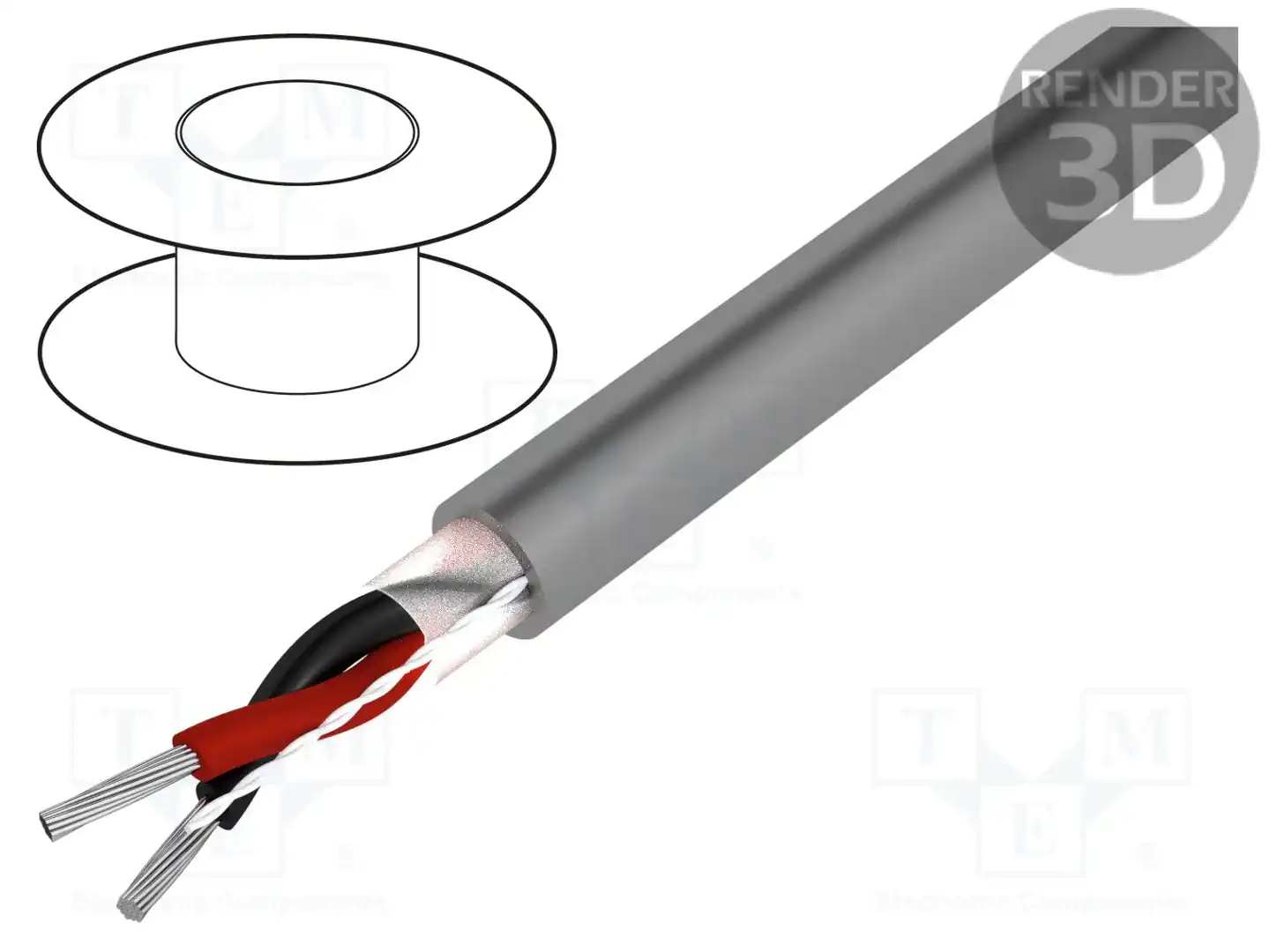 ALPHA WIRE B955021 GE321 — Провода многожильные неекранированные