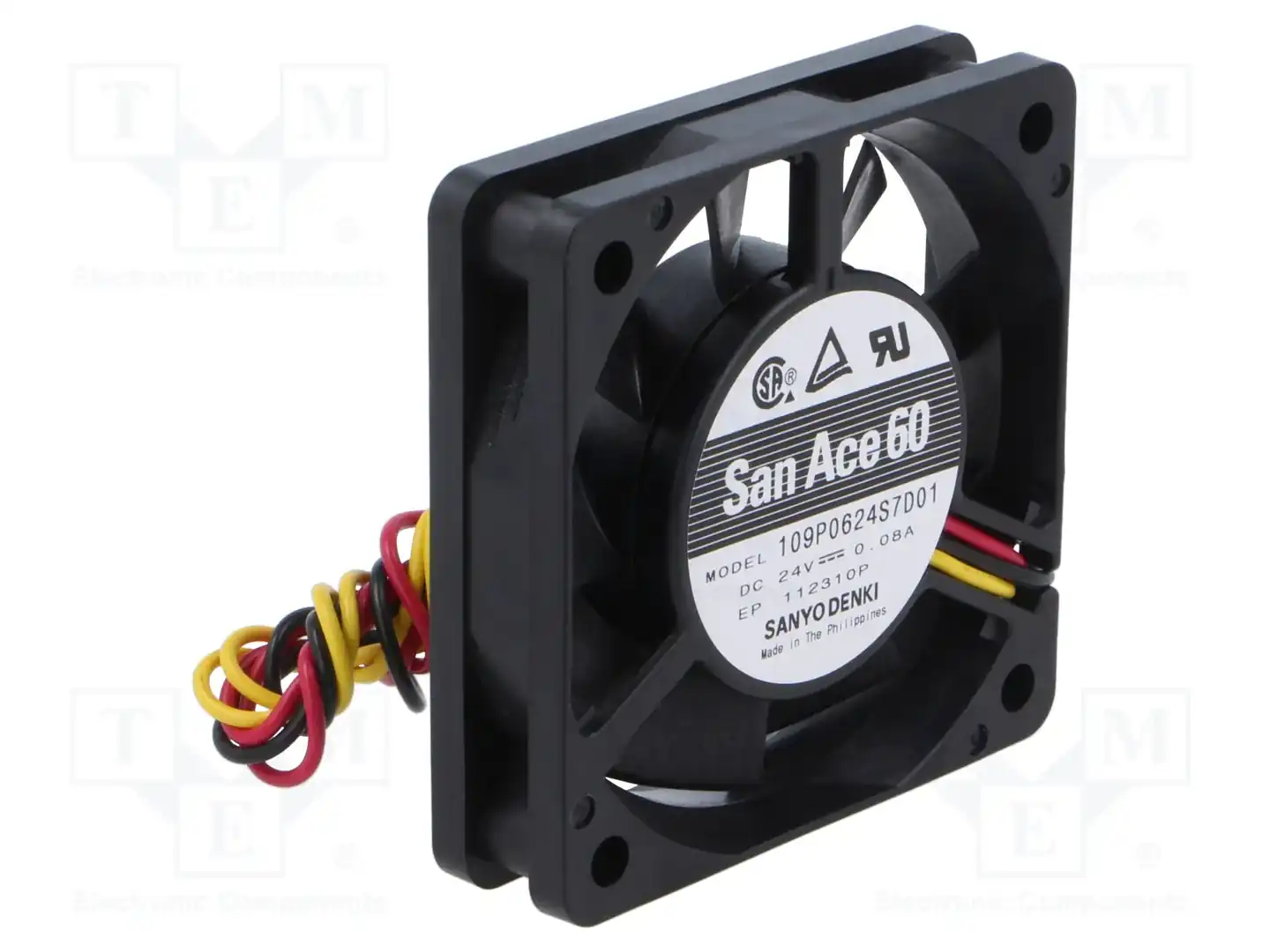 SANYO DENKI 109P0624S7D01 — Вентиляторы DC 24V