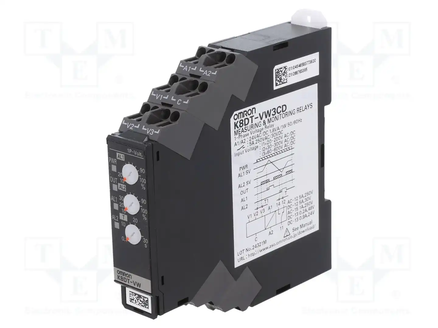OMRON K8DT-VW3CD — Контрольные реле